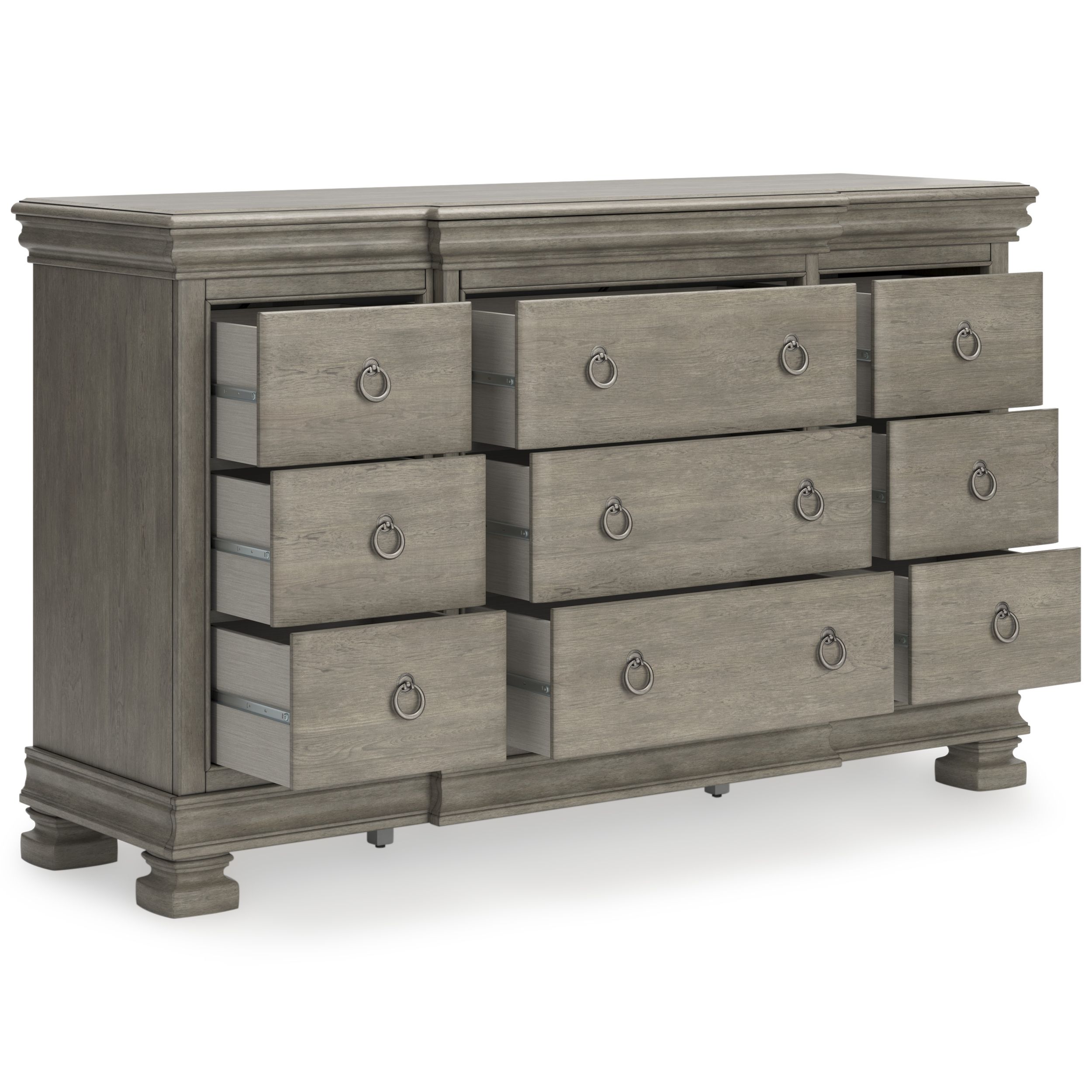 Lexorne Wood Sleigh Bedroom Set