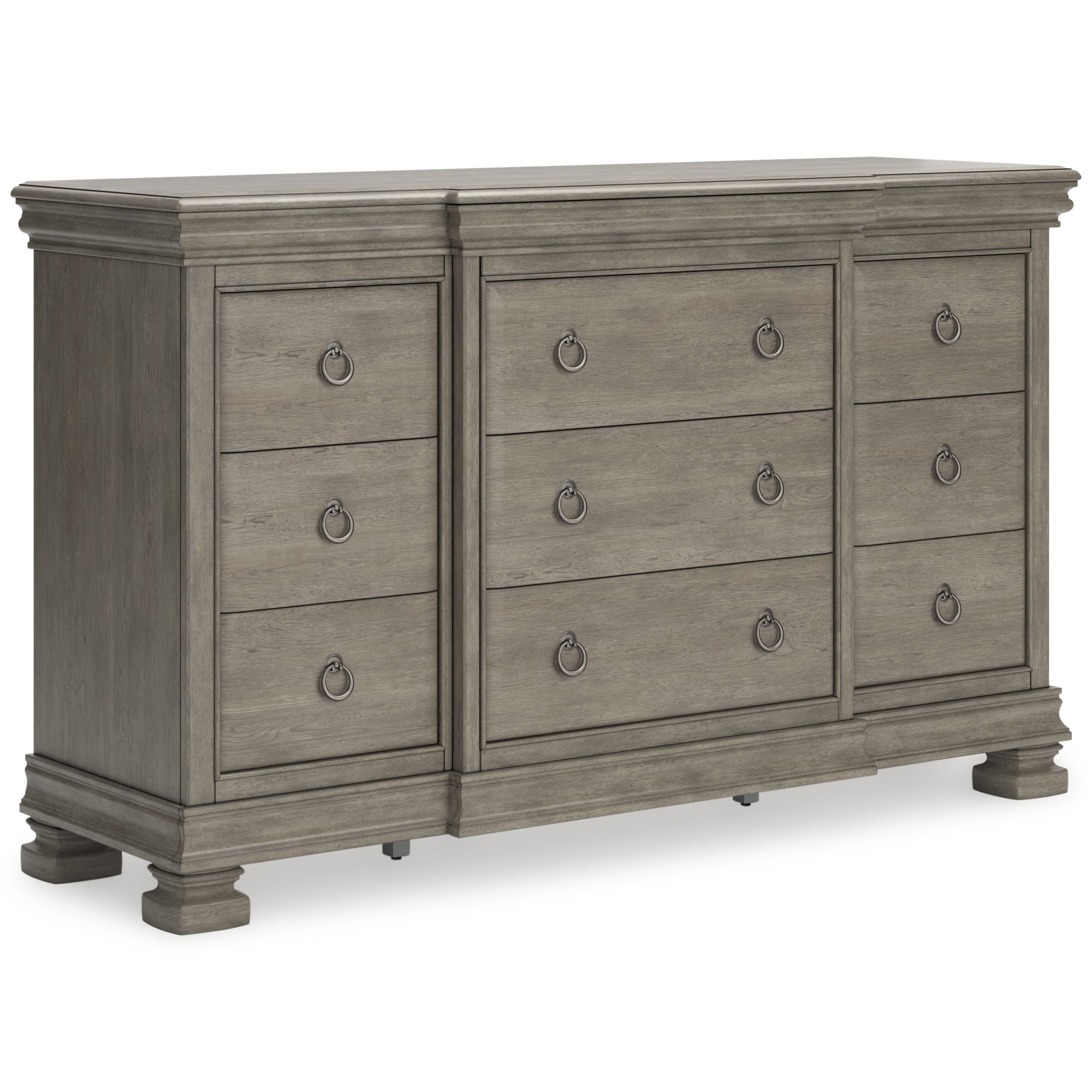 Lexorne Wood Sleigh Bedroom Set