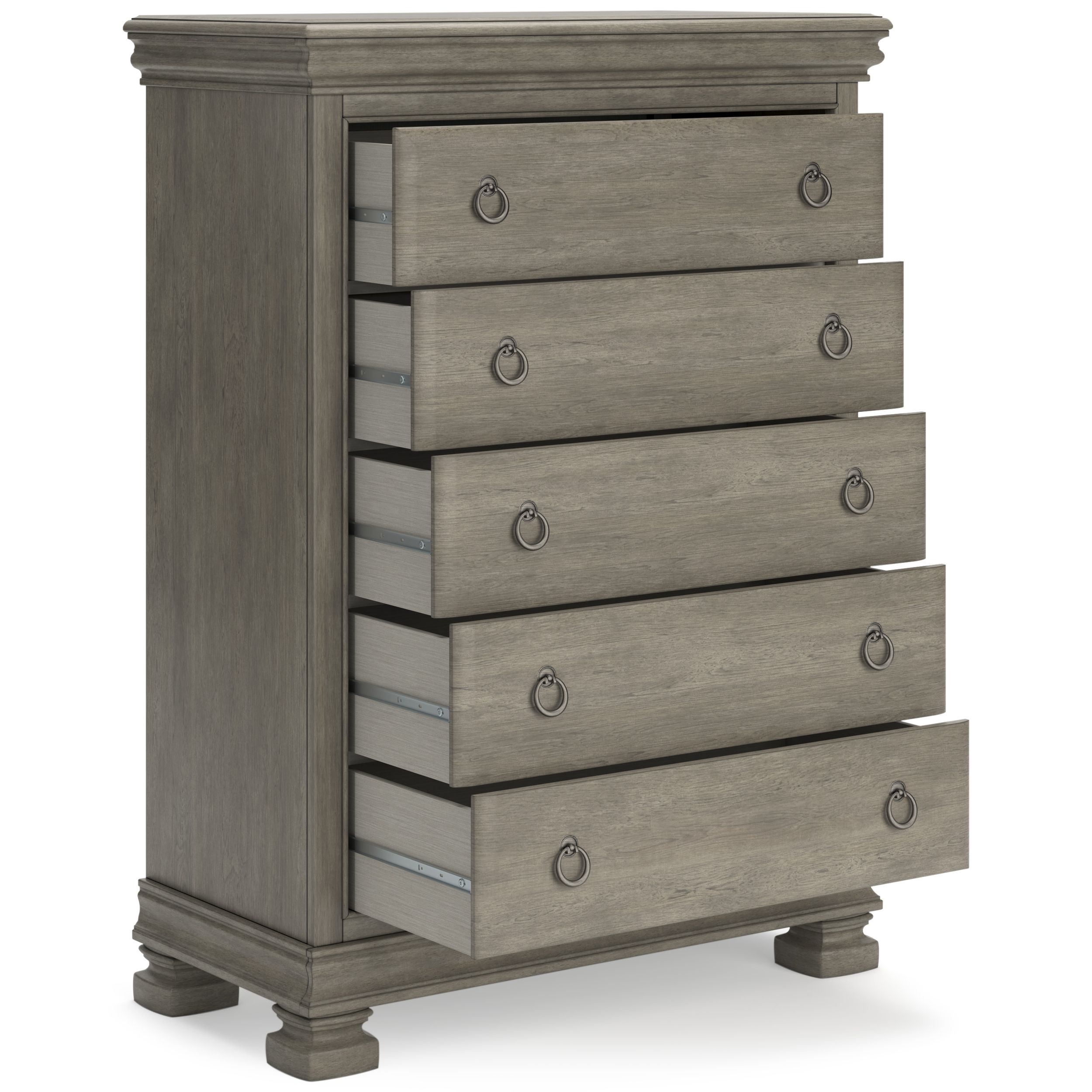 Lexorne Wood Sleigh Bedroom Set