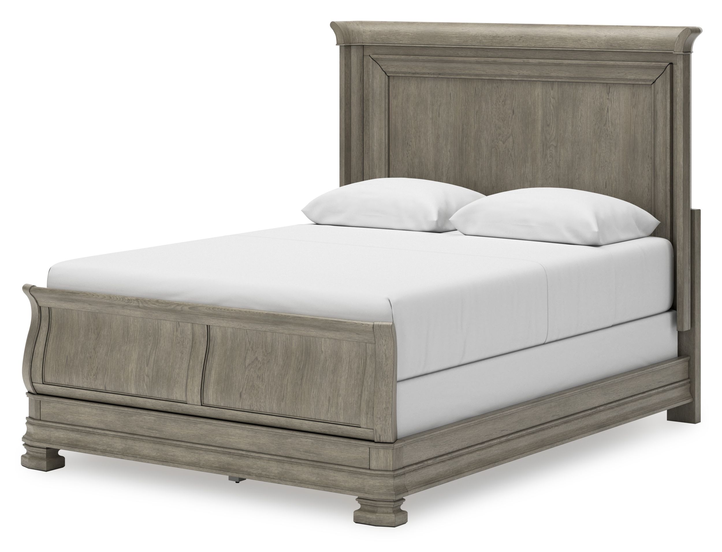 Lexorne Wood Sleigh Bed