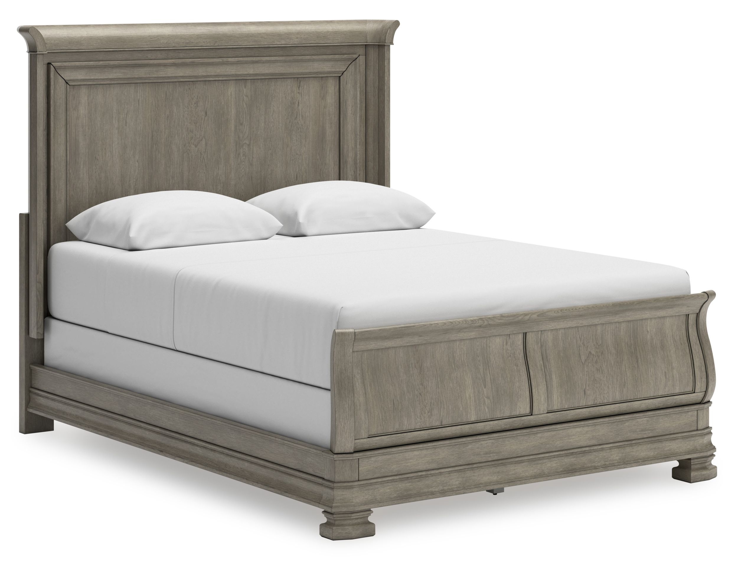 Lexorne Wood Sleigh Bedroom Set