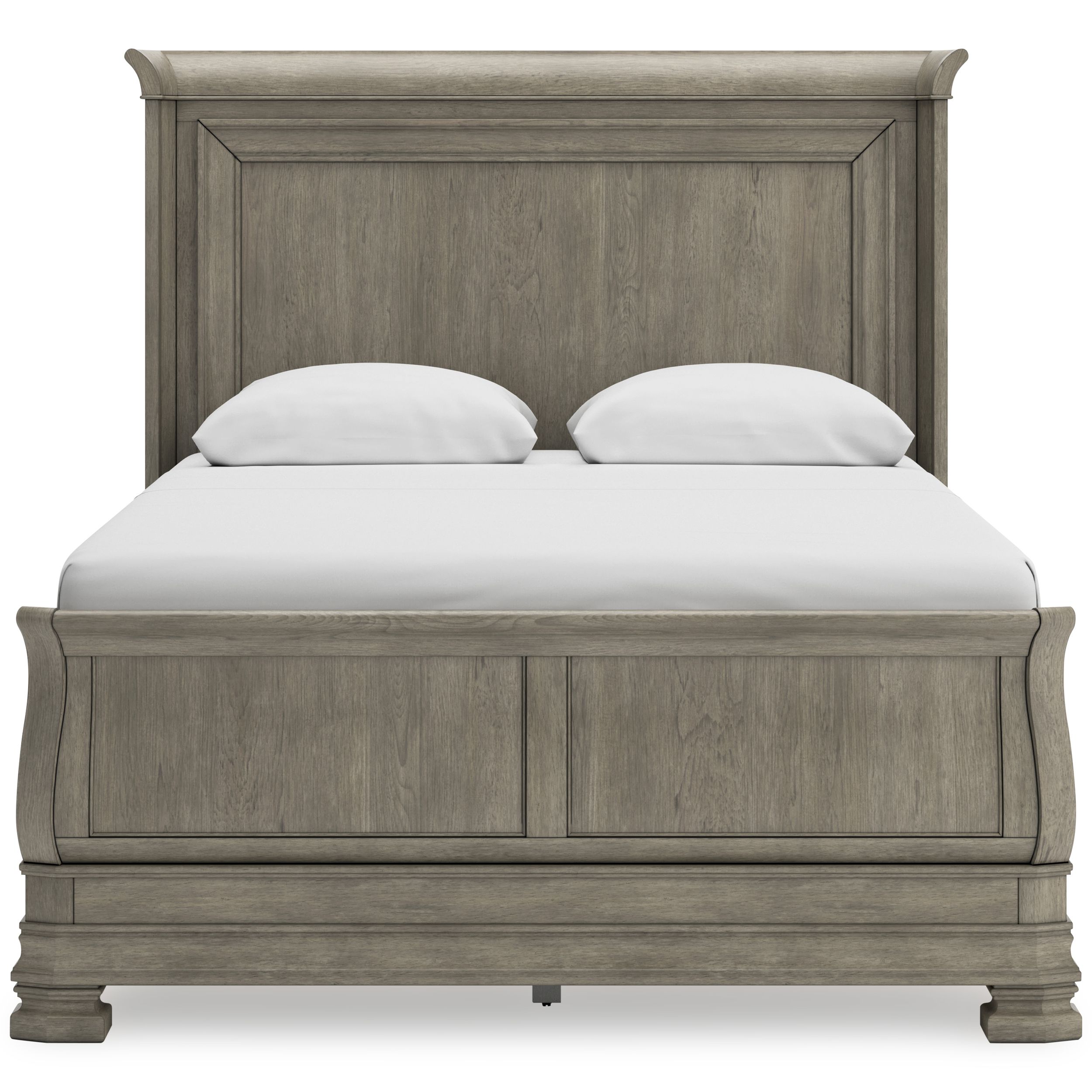 Lexorne Wood Sleigh Bedroom Set