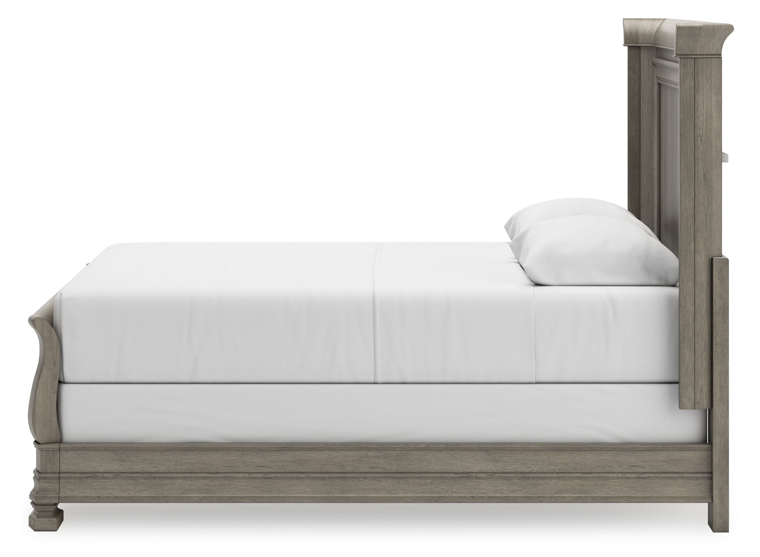 Lexorne Wood Sleigh Bed