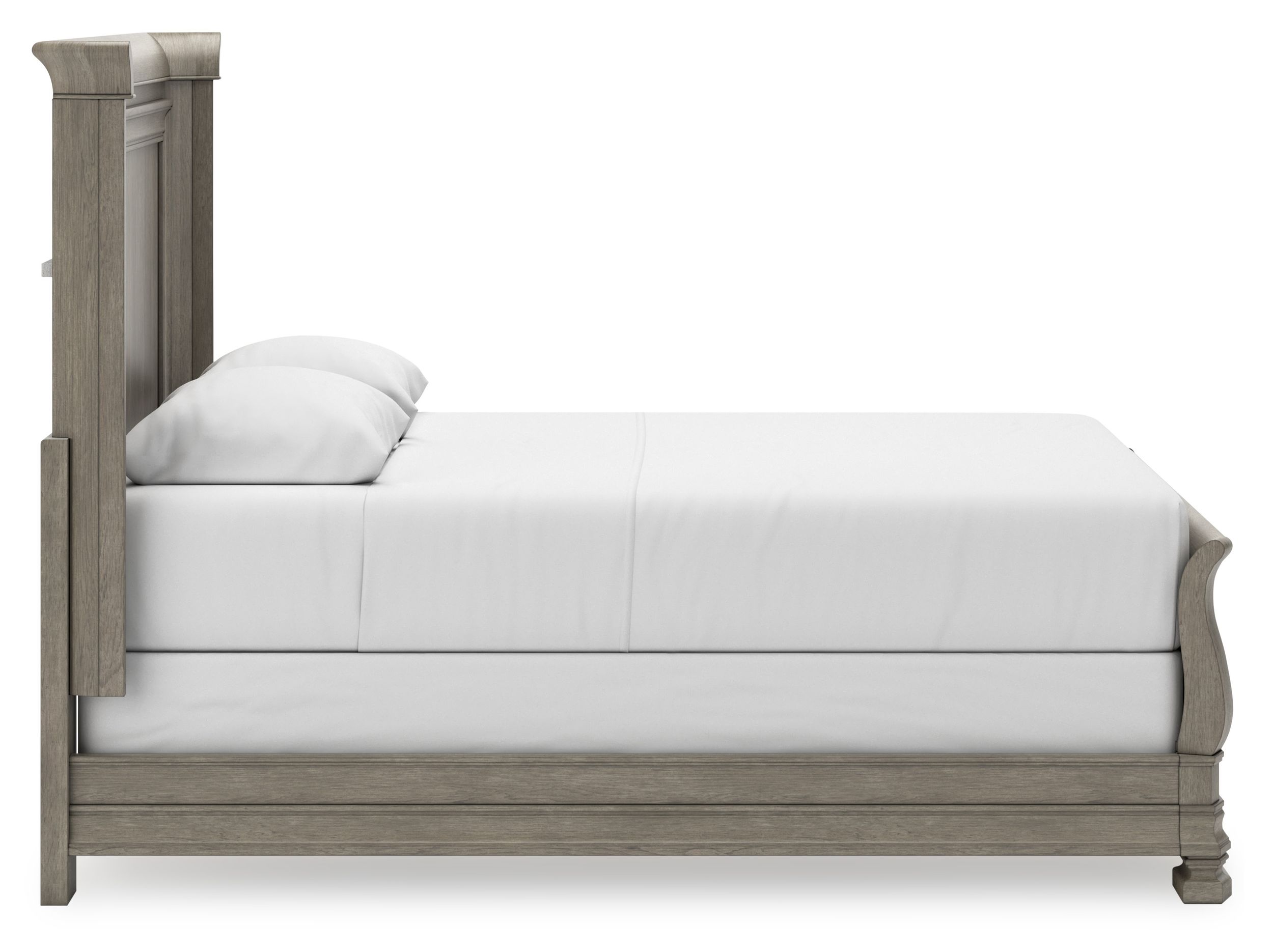 Lexorne Wood Sleigh Bed