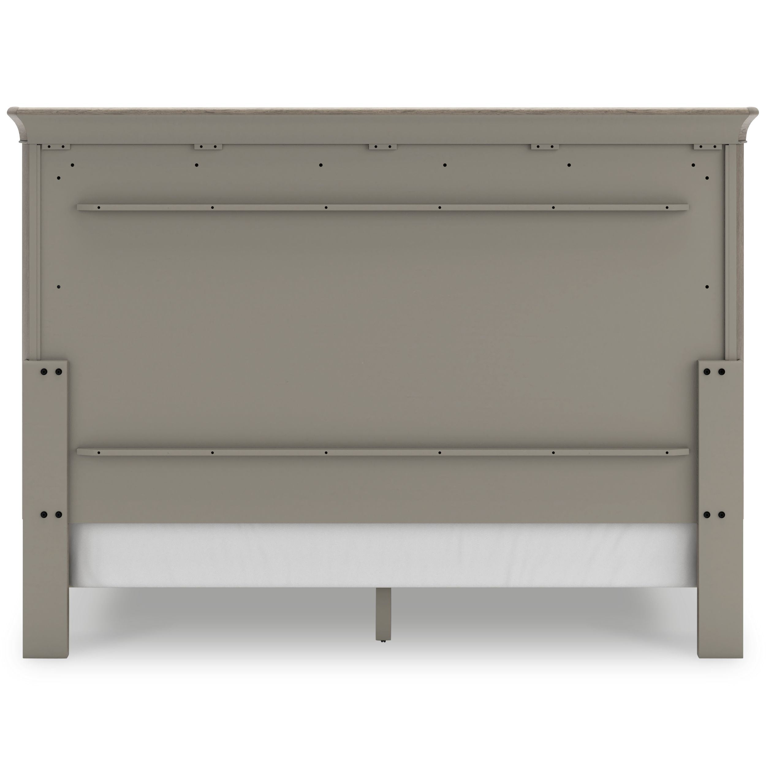 Lexorne Wood Sleigh Bed, California King Size