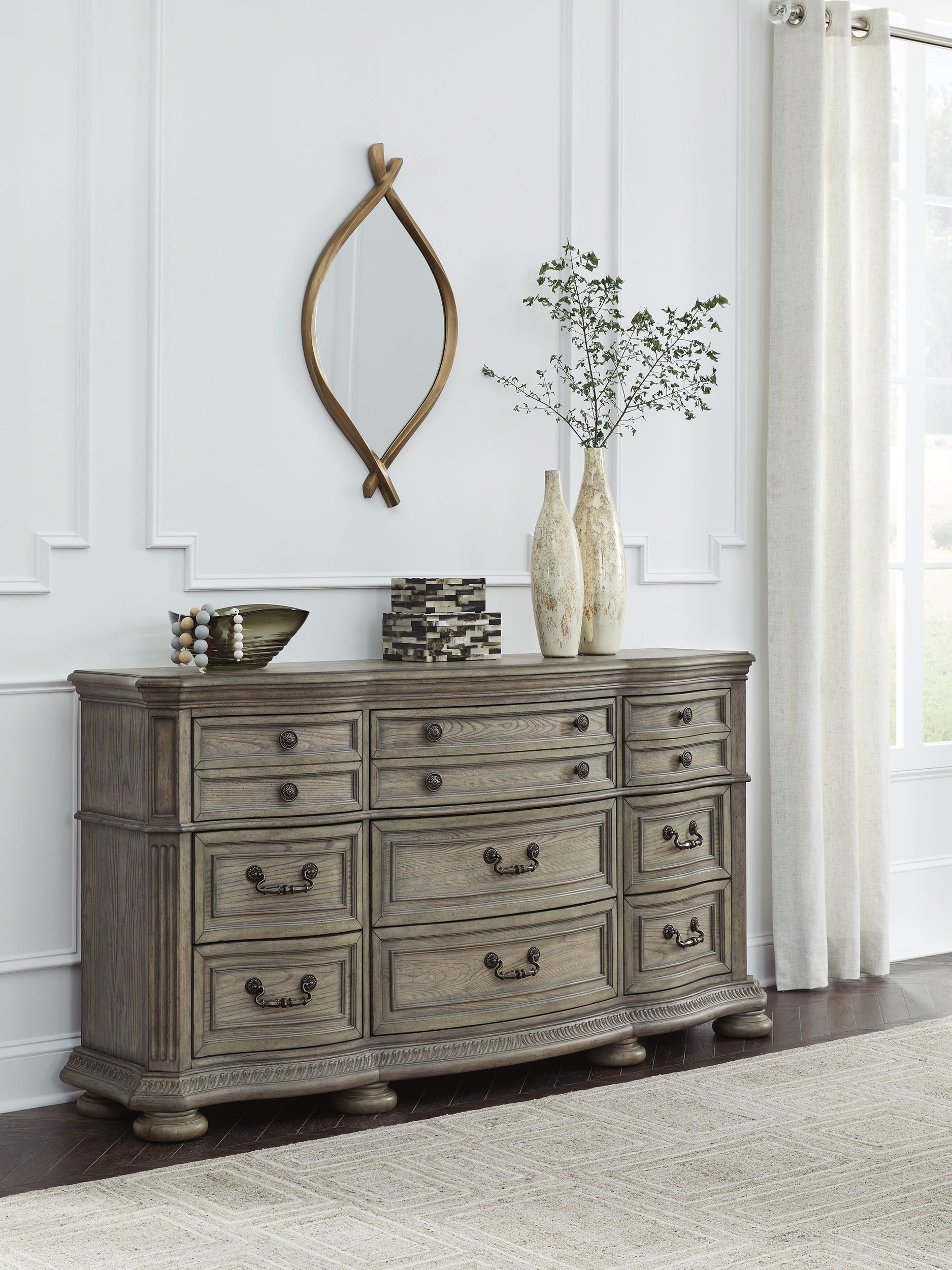 Ardenfield Fabric/Wood Bedroom Set