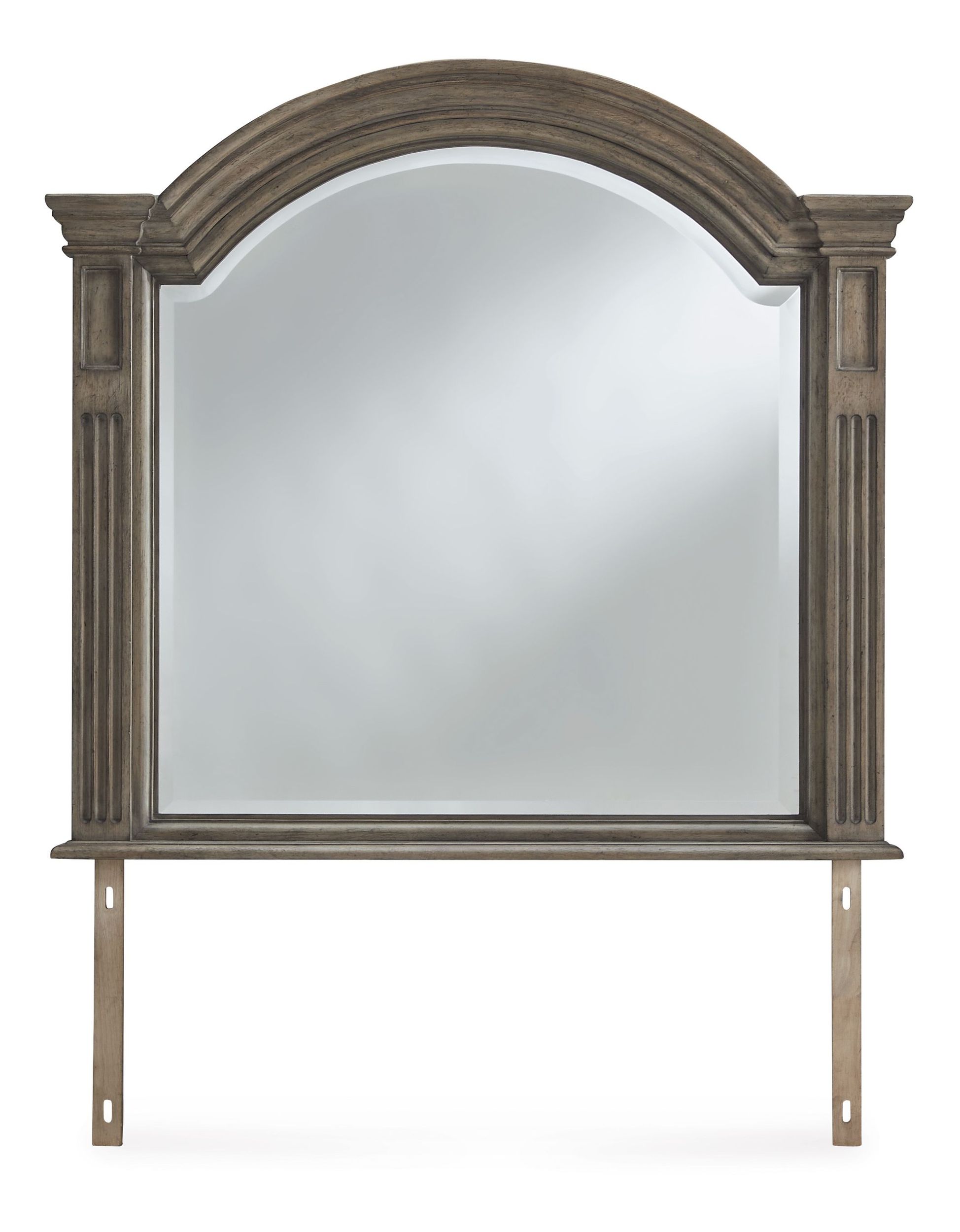 Ardenfield Wood/Wood Veneer/Glass Bedroom Mirror