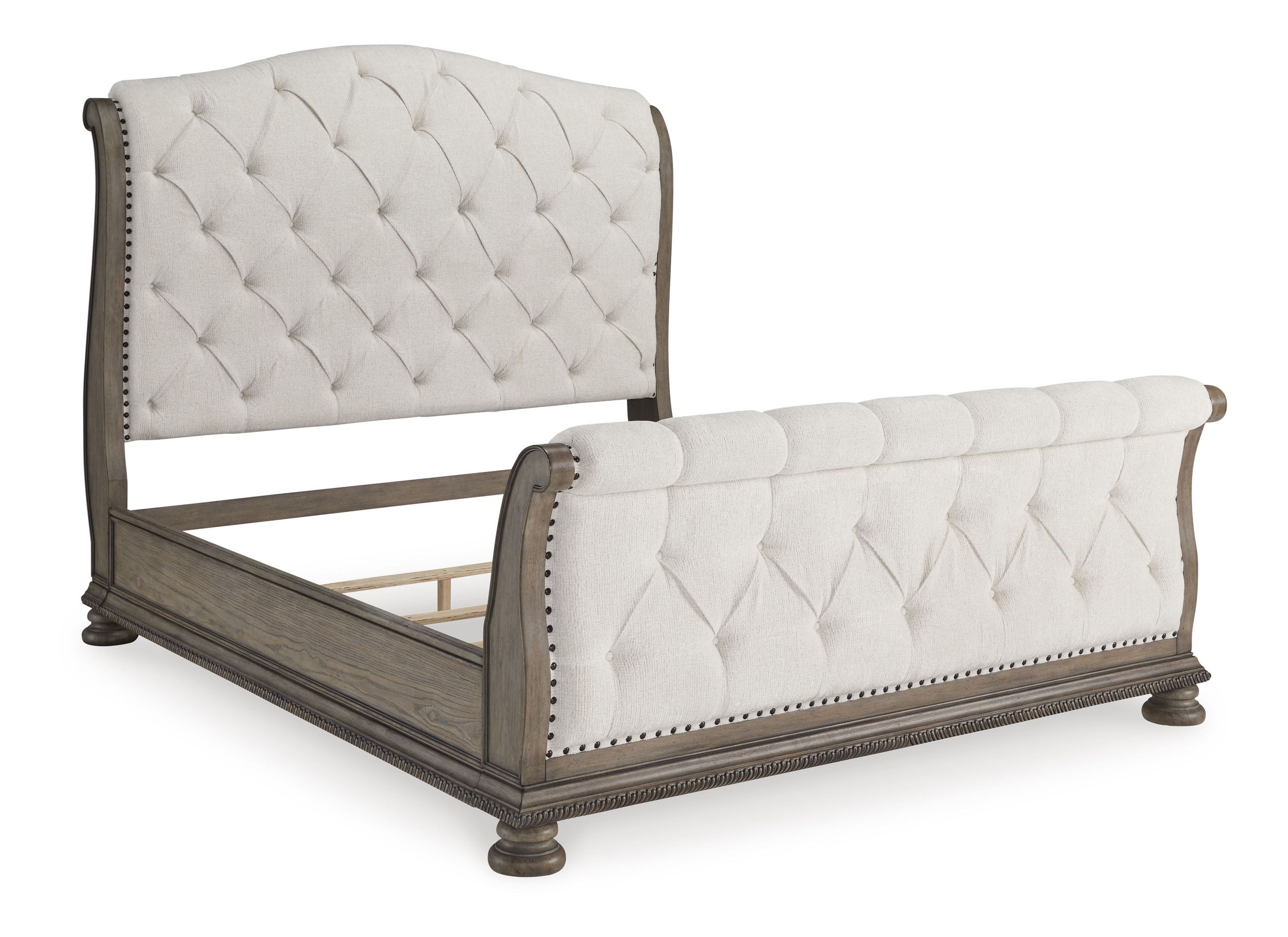 Ardenfield Fabric/Wood Upholstered Sleigh Bed