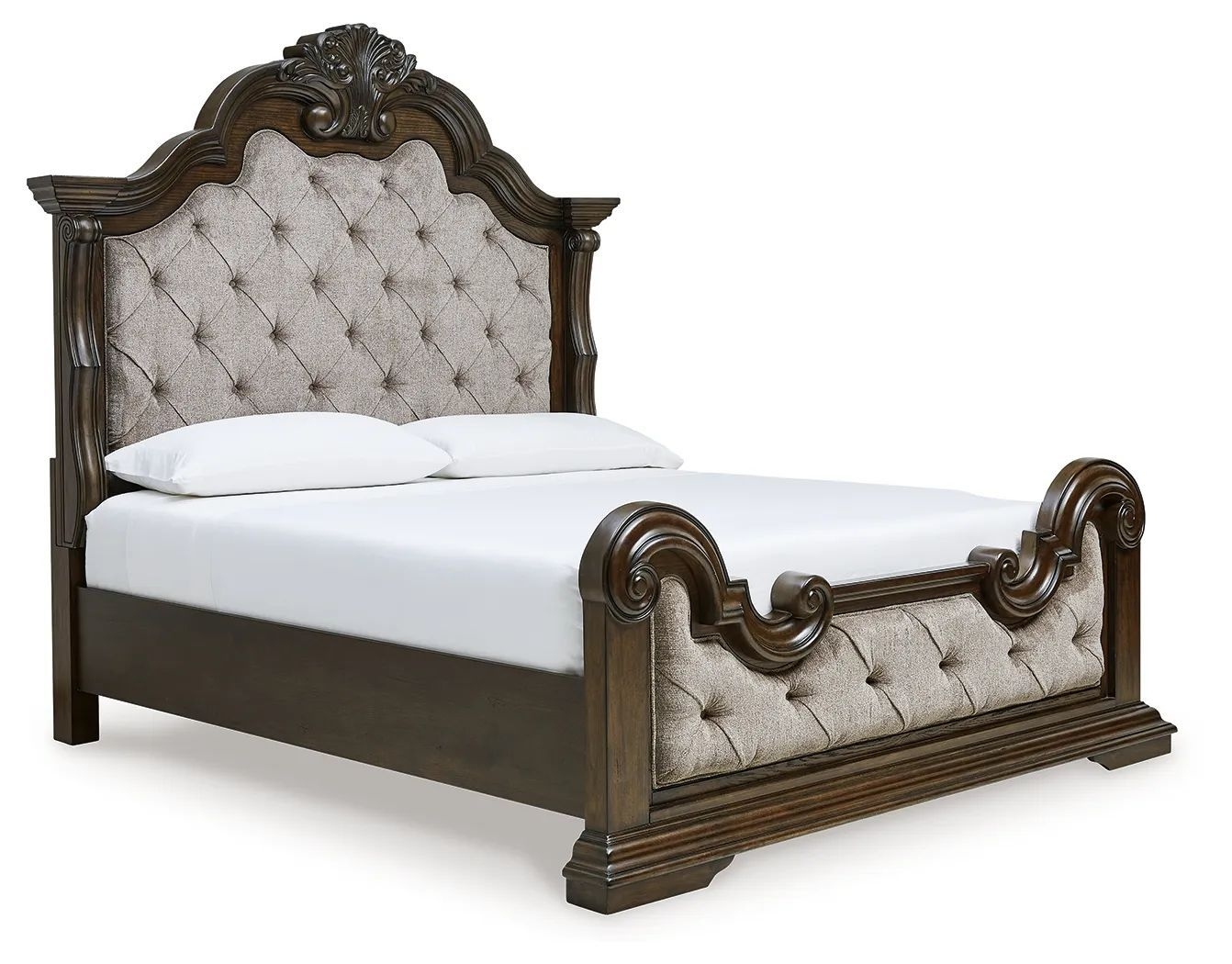 Ashley SM Maylee Polyester Fabric Upholstered Bedroom Set