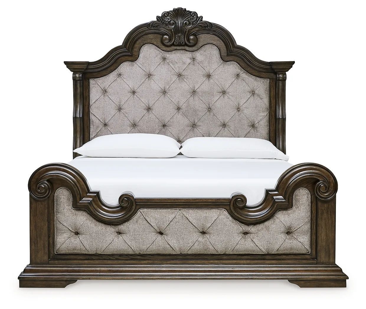 Ashley SM Maylee Polyester Fabric Upholstered Bed
