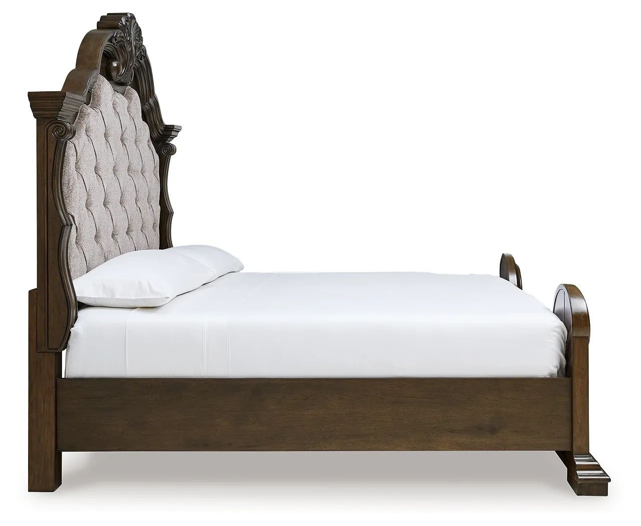 Ashley SM Maylee Polyester Fabric Upholstered King Size Bed