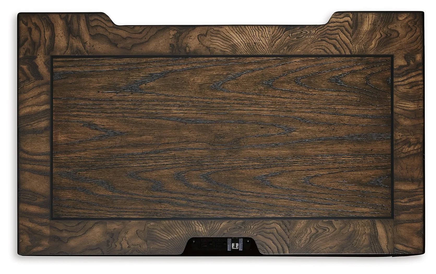 Ashley SM Maylee 2-Drawer Wood Veneer Nightstand with Power Supply & USB