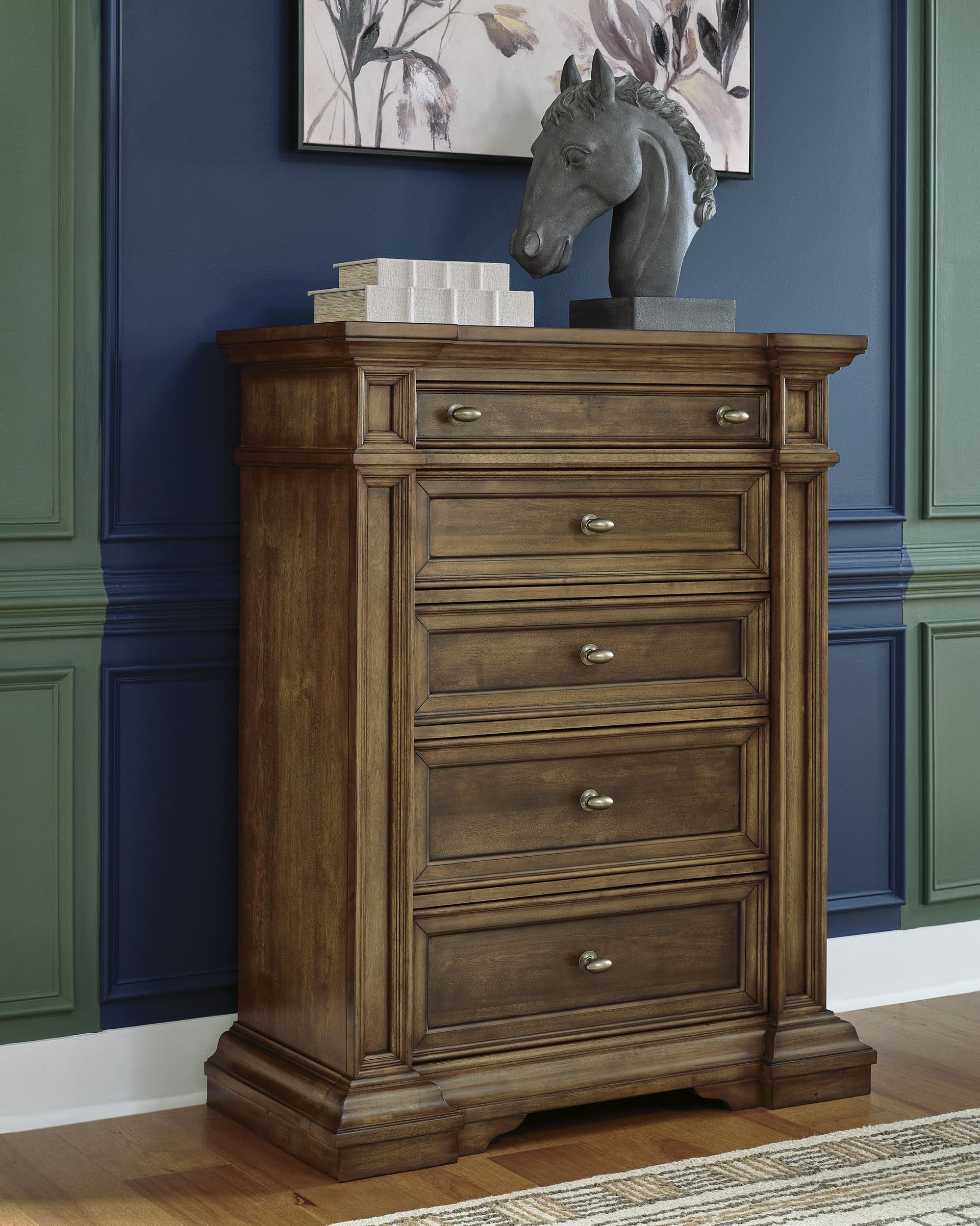 Frantanna Wood Panel Storage Bedroom Set