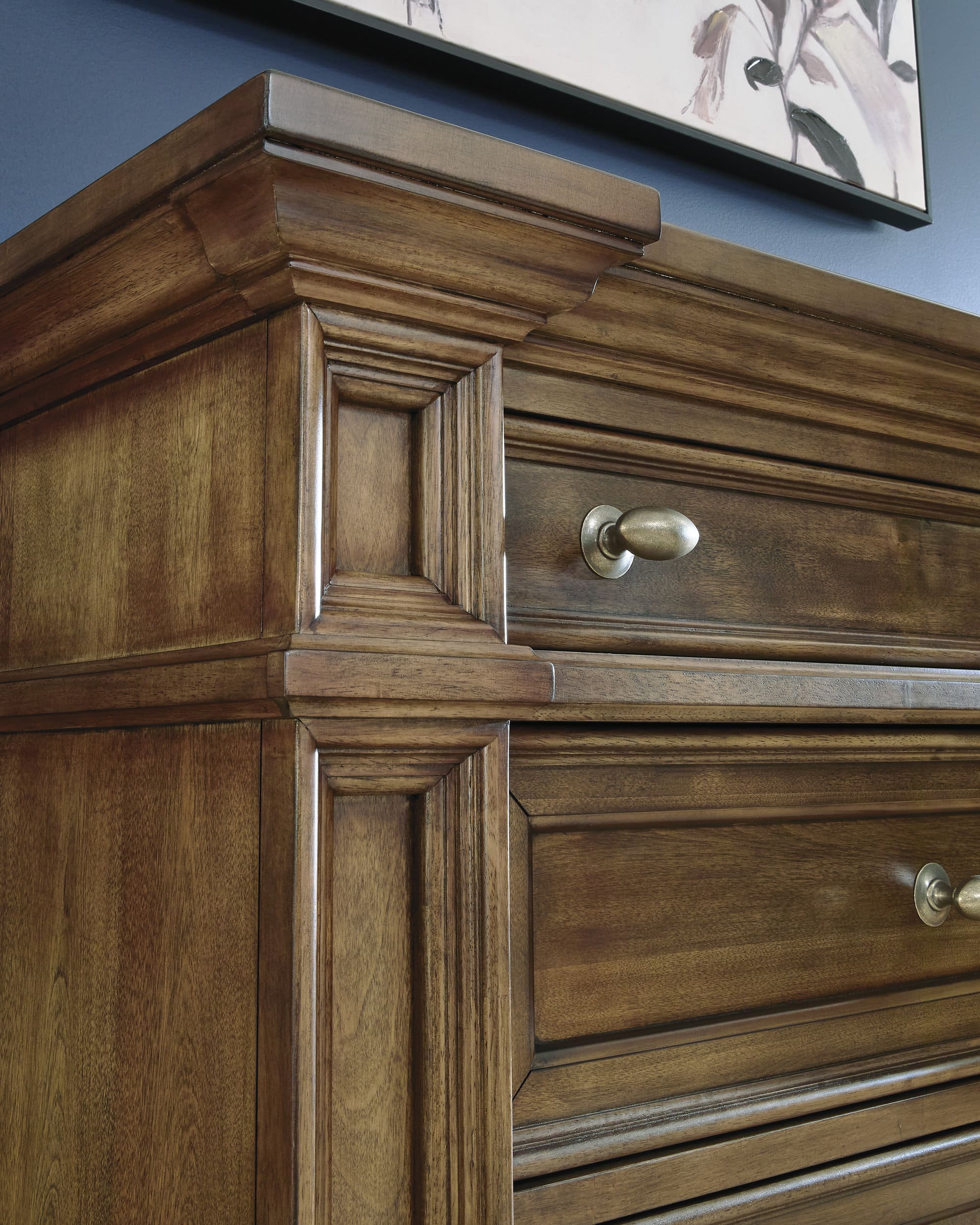 Frantanna Wood Panel Storage Bedroom Set