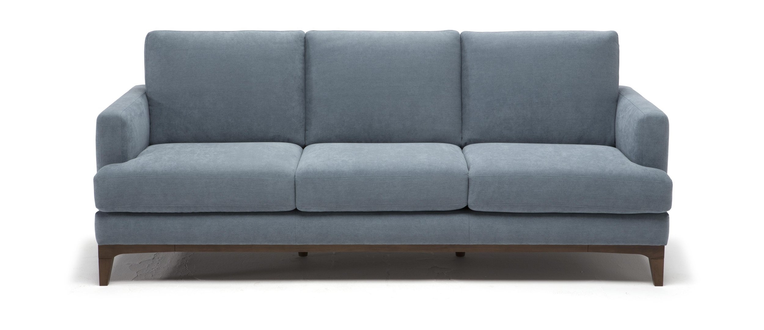 Nostalgia Fabric/Leather 3 Seater Sofa