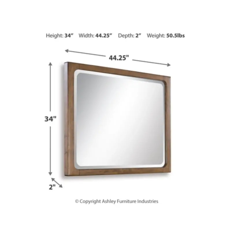 SM Cabalynn Wood/Glass Mirror