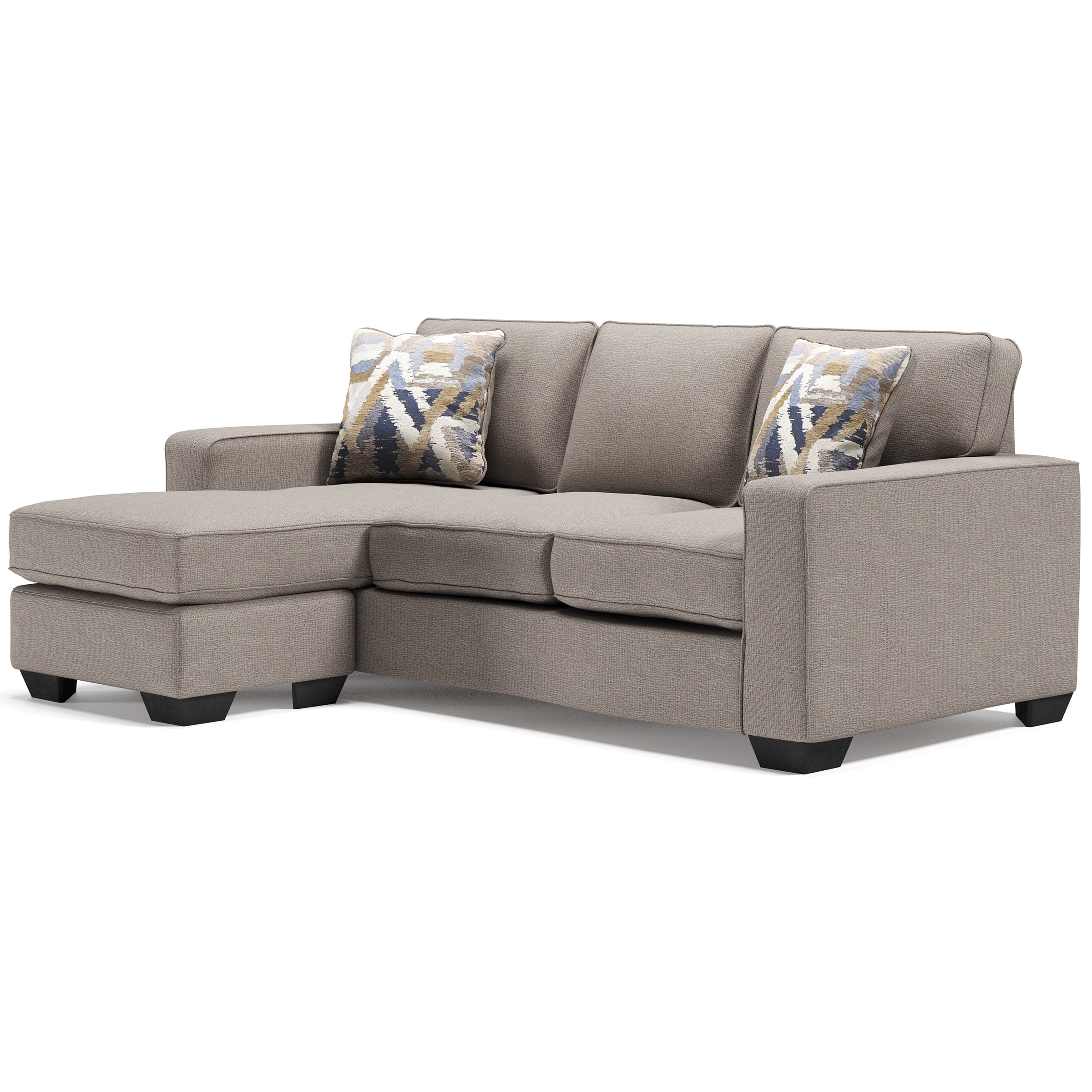 Ashley Greaves Chenille Fabric Sectional Sofa