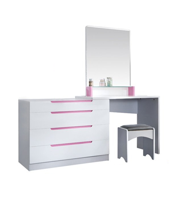 B 27 4-Drawer Dresser & Mirror