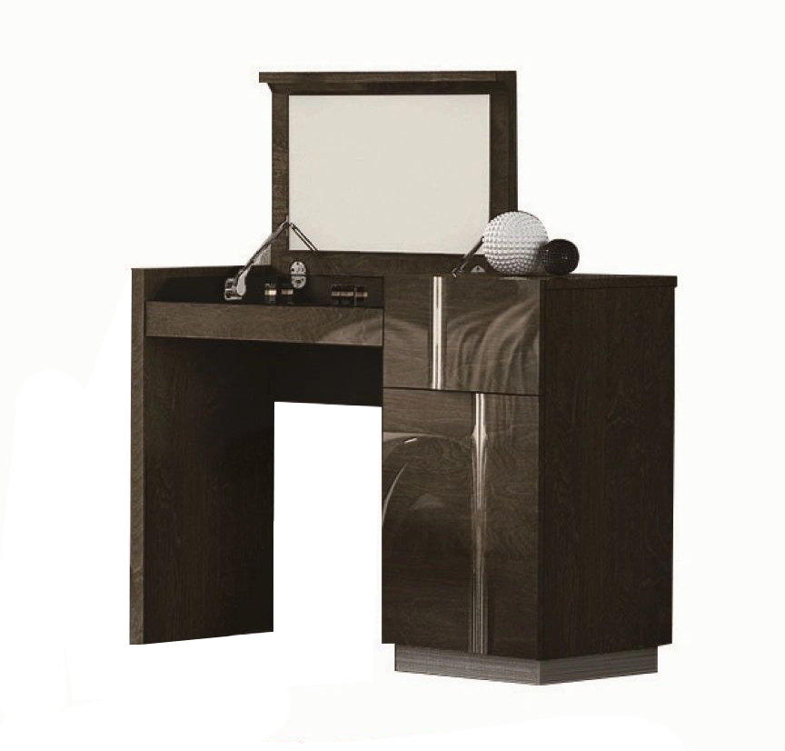 B 60 Dresser w/Open Mirror & 1 Drawer + 1 Door