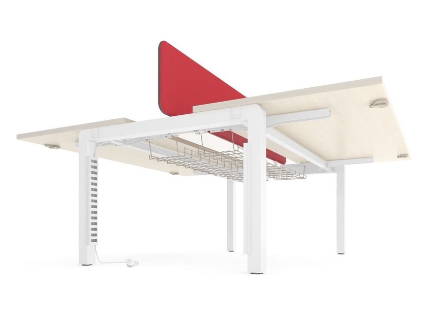YAN_C MFC Top Office 2-Desk Bench