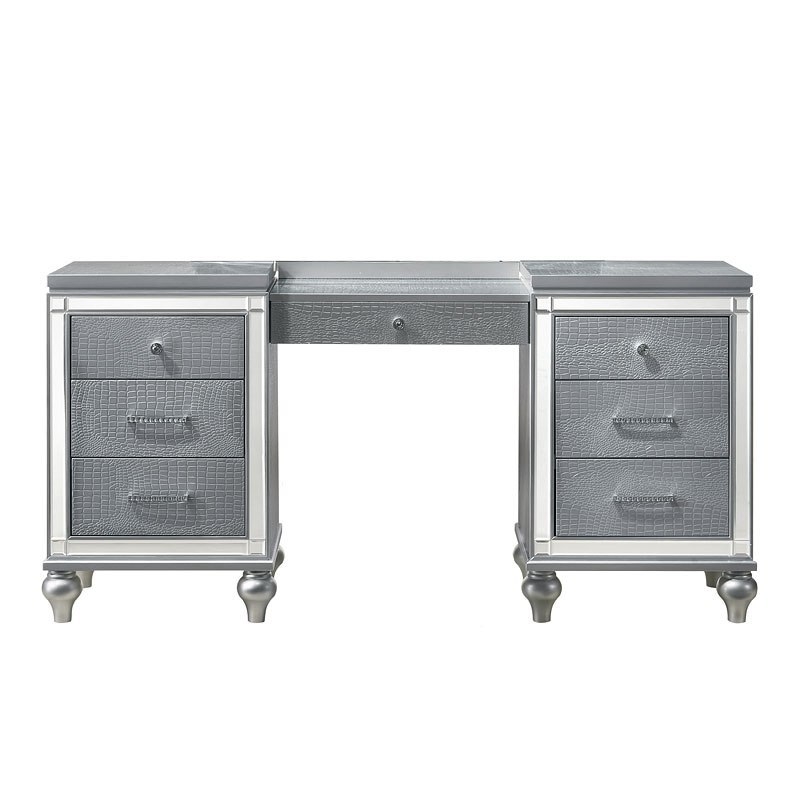 SM Valentino Tufted LED Panel Bedroom Set