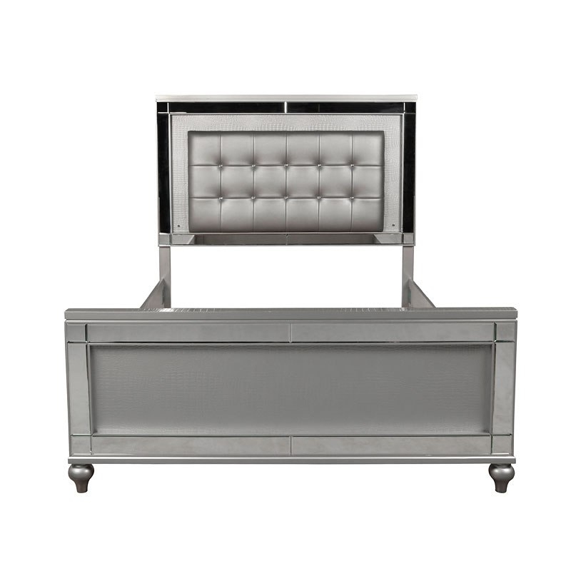 SM Valentino Tufted LED Panel Bedroom Set