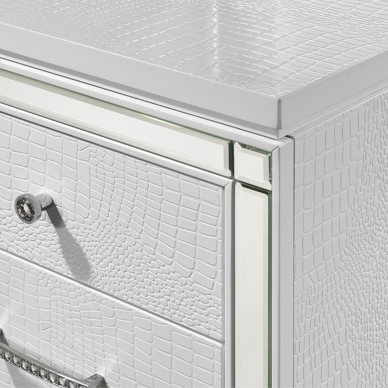 SM Valentino Tufted LED Panel Bedroom Set