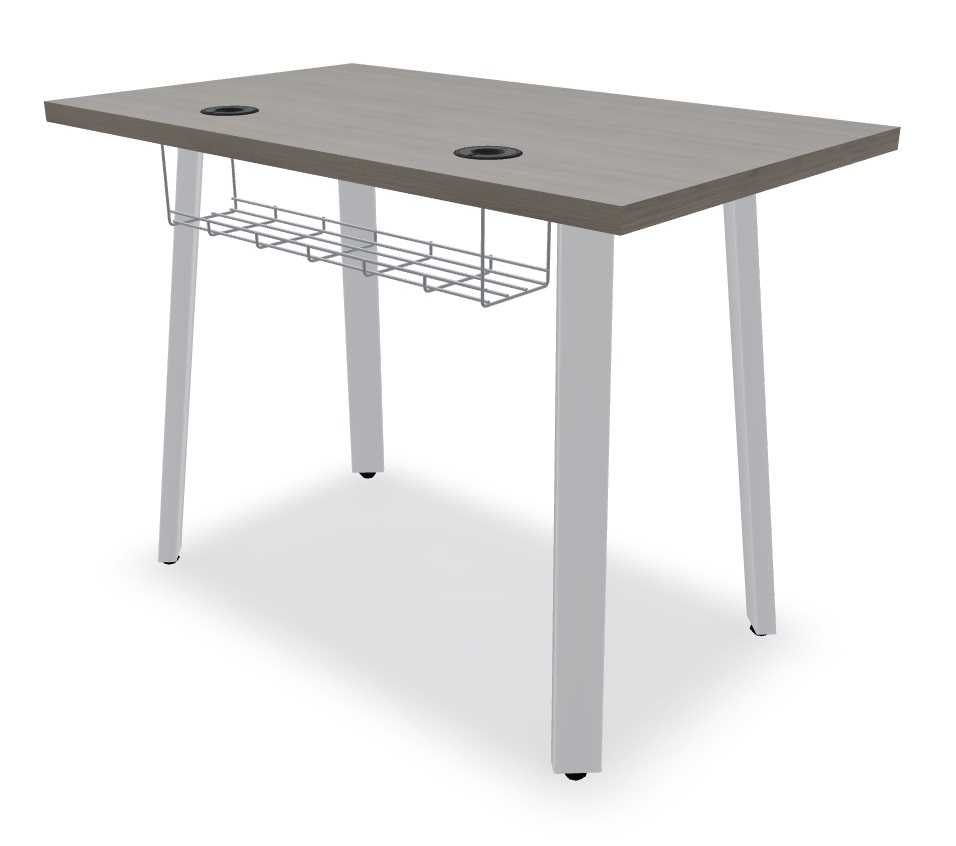 Ogi A Office Single Straight Desk, W39.3" x D23.6"