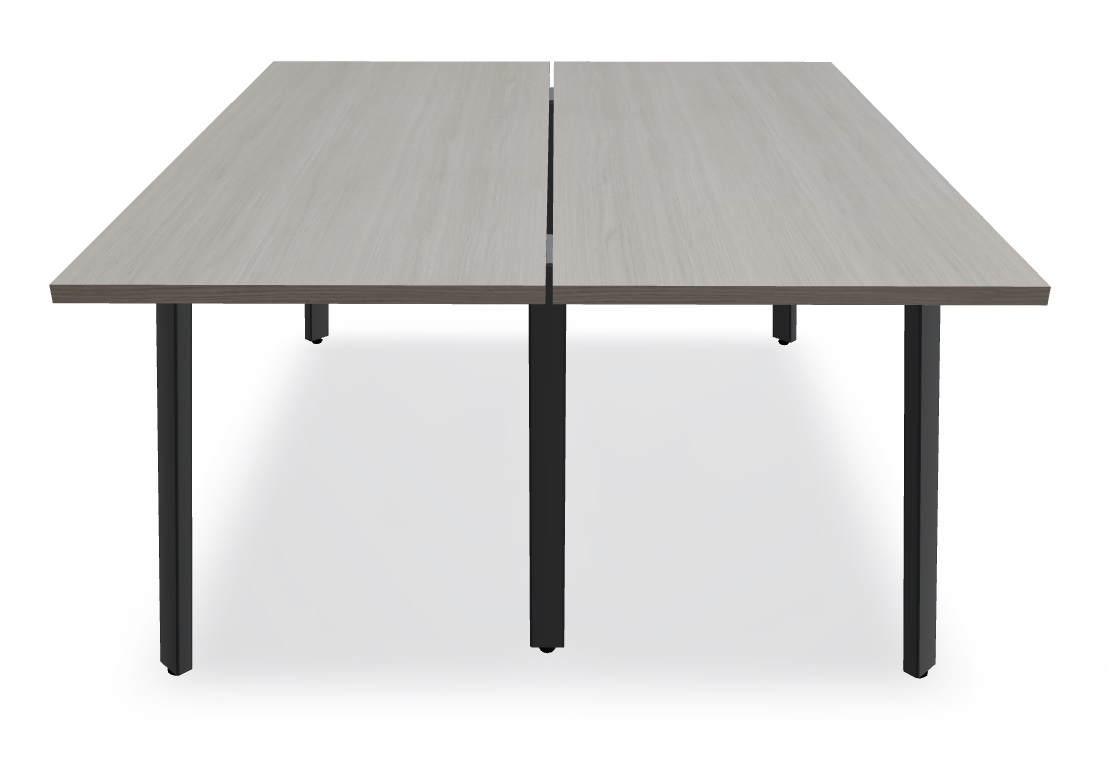 Ogi A Office Straight 2-Desk Bench, W62.9" x D55.5"
