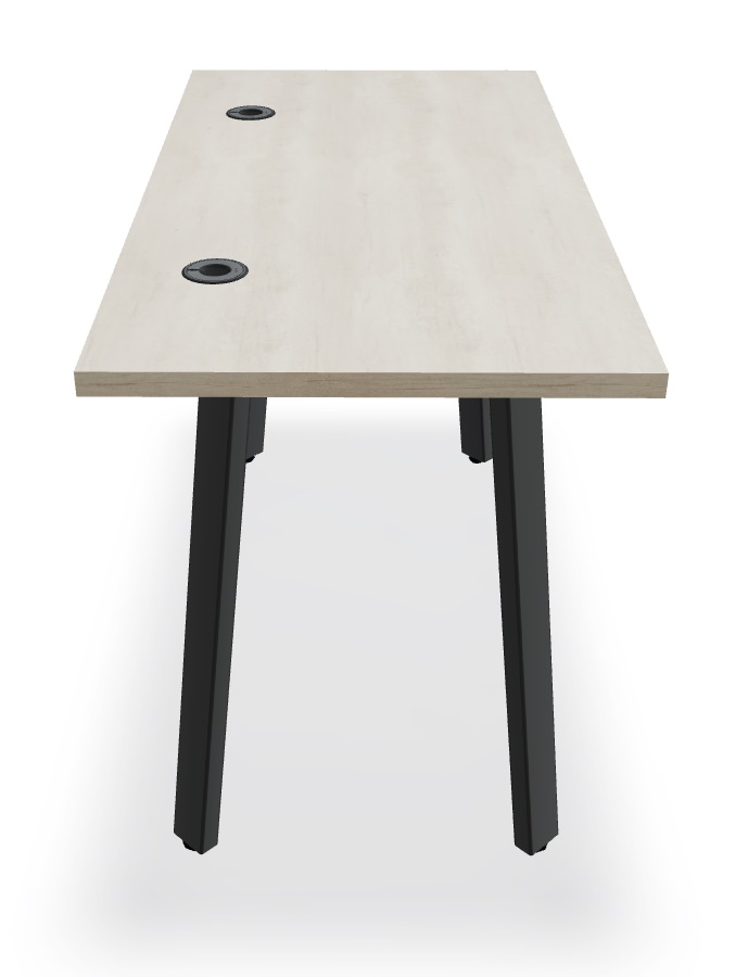 Ogi A Office Single Straight Desk, W47.2" x D23.6"
