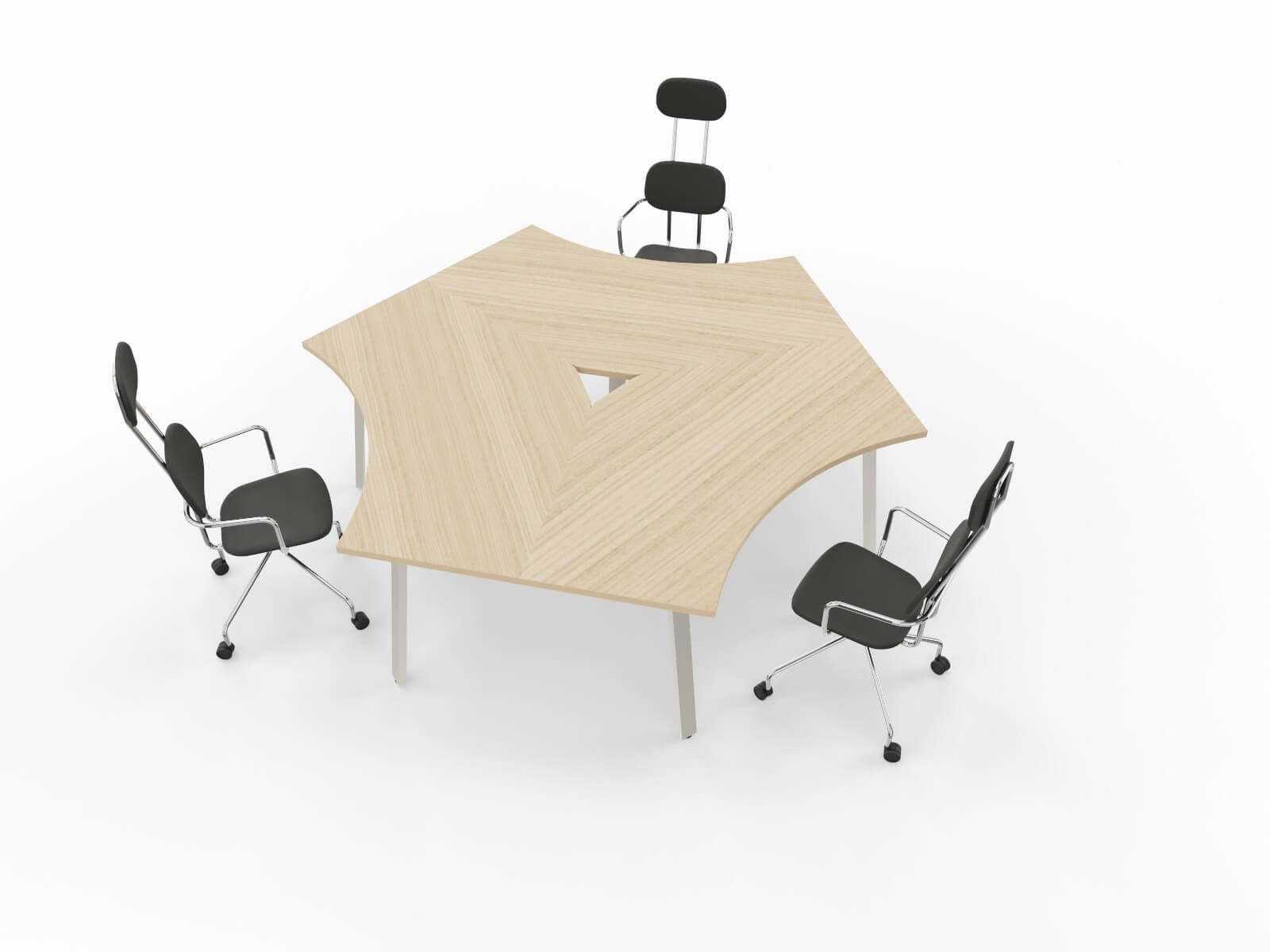 Workstations Desk for 3 persons
