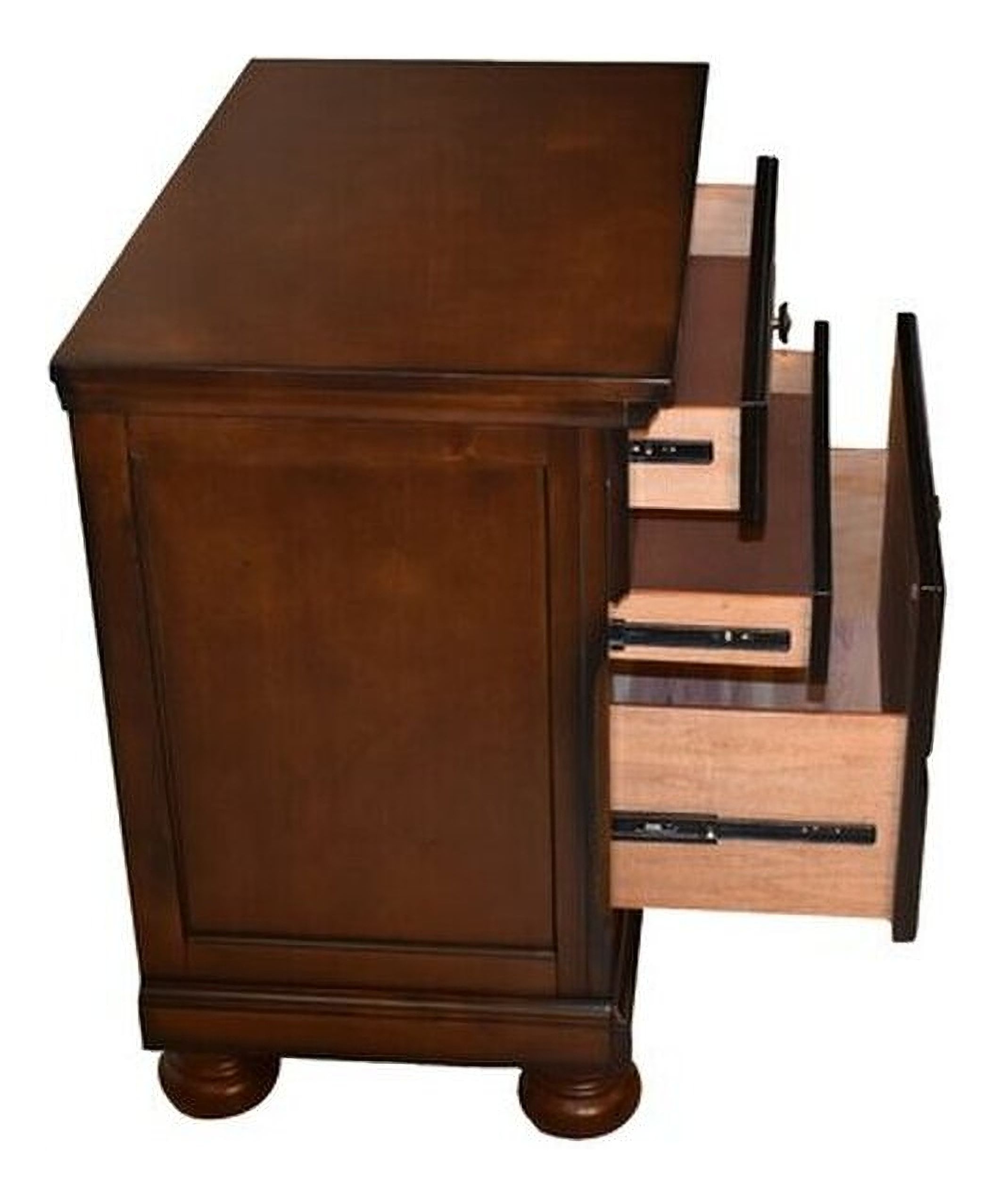 Baltimore 3-Drawer Wood Veneer Nightstand