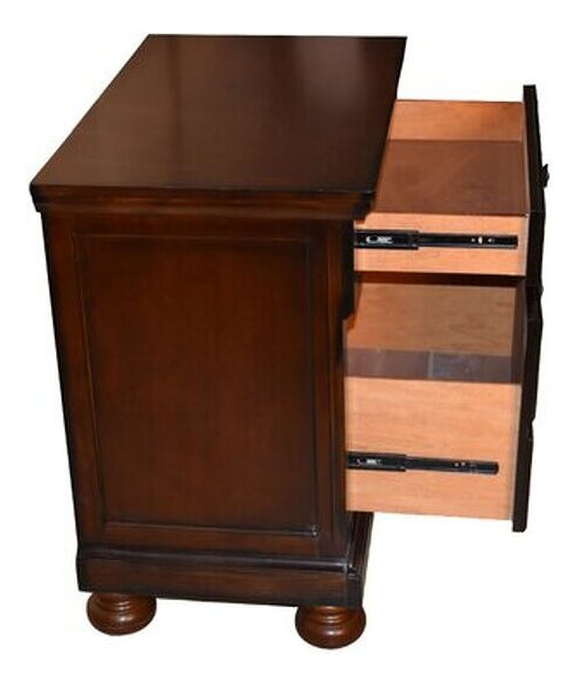 Baltimore 3-Drawer Wood Veneer Nightstand