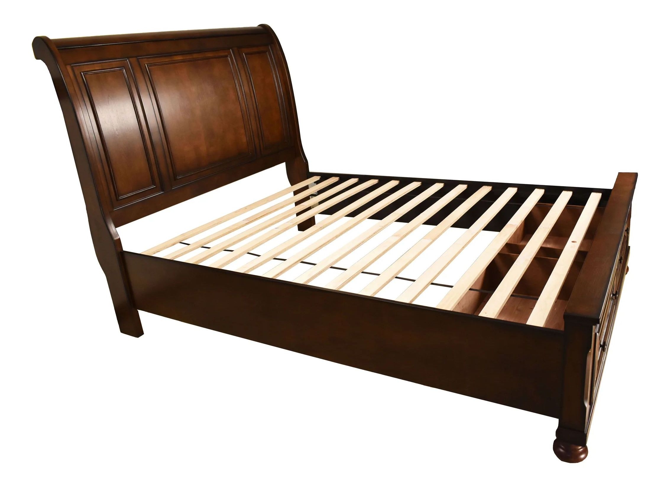 Baltimore Wood Veneer King Size Bed