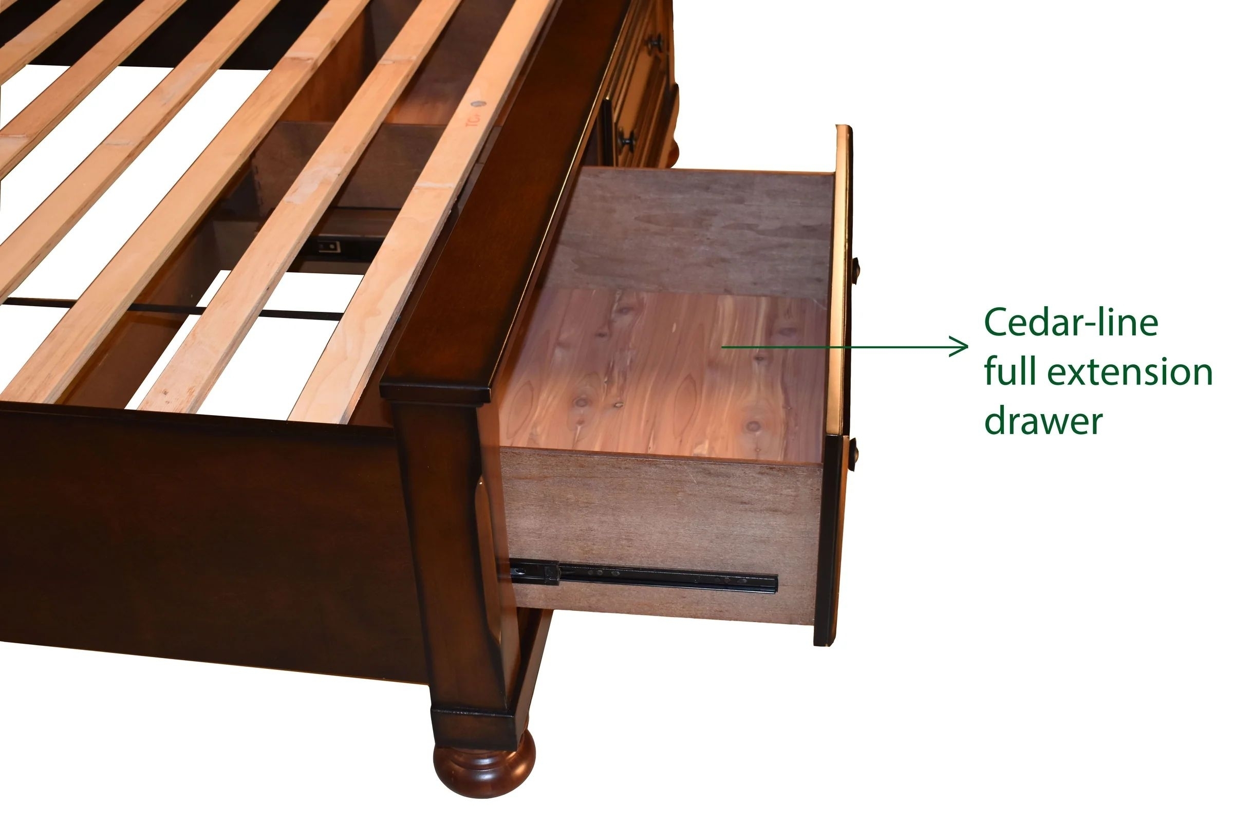 Baltimore Wood Sleigh Bedroom Set