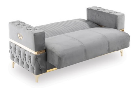 Bambi Microfiber Convertible Storage Living Room Set