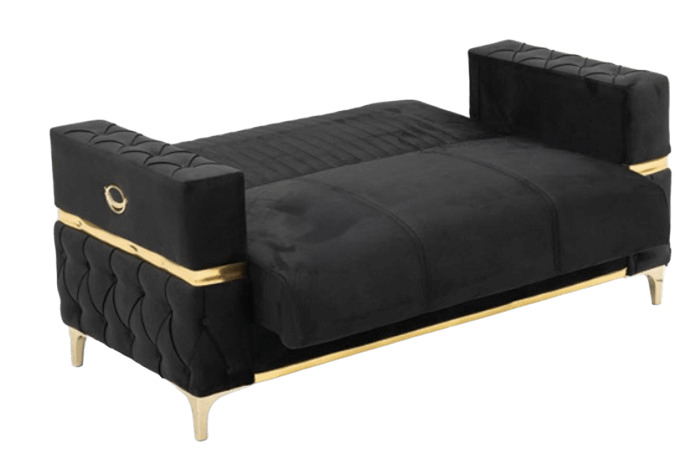 Bambi Microfiber Convertible Storage Living Room Set