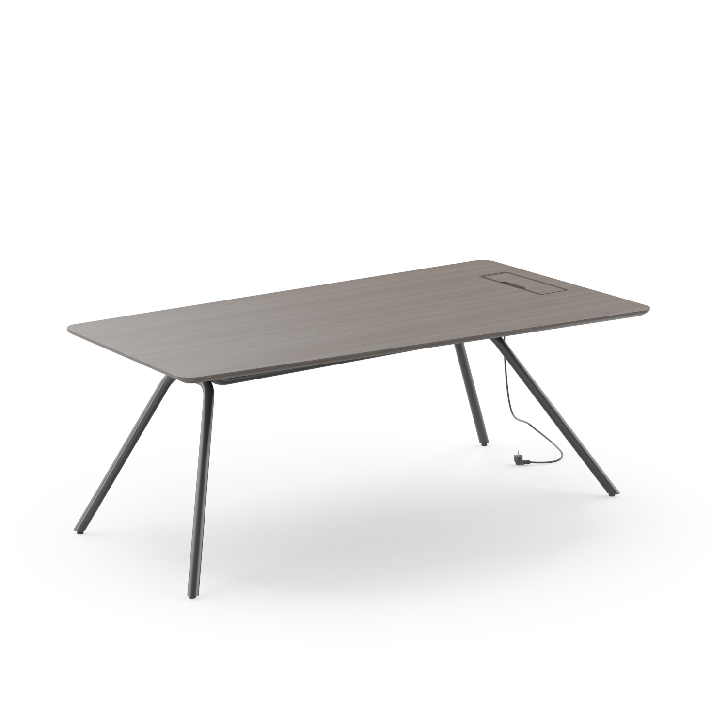 Arqus Veneer Executive Desk w/Tapering Desktop