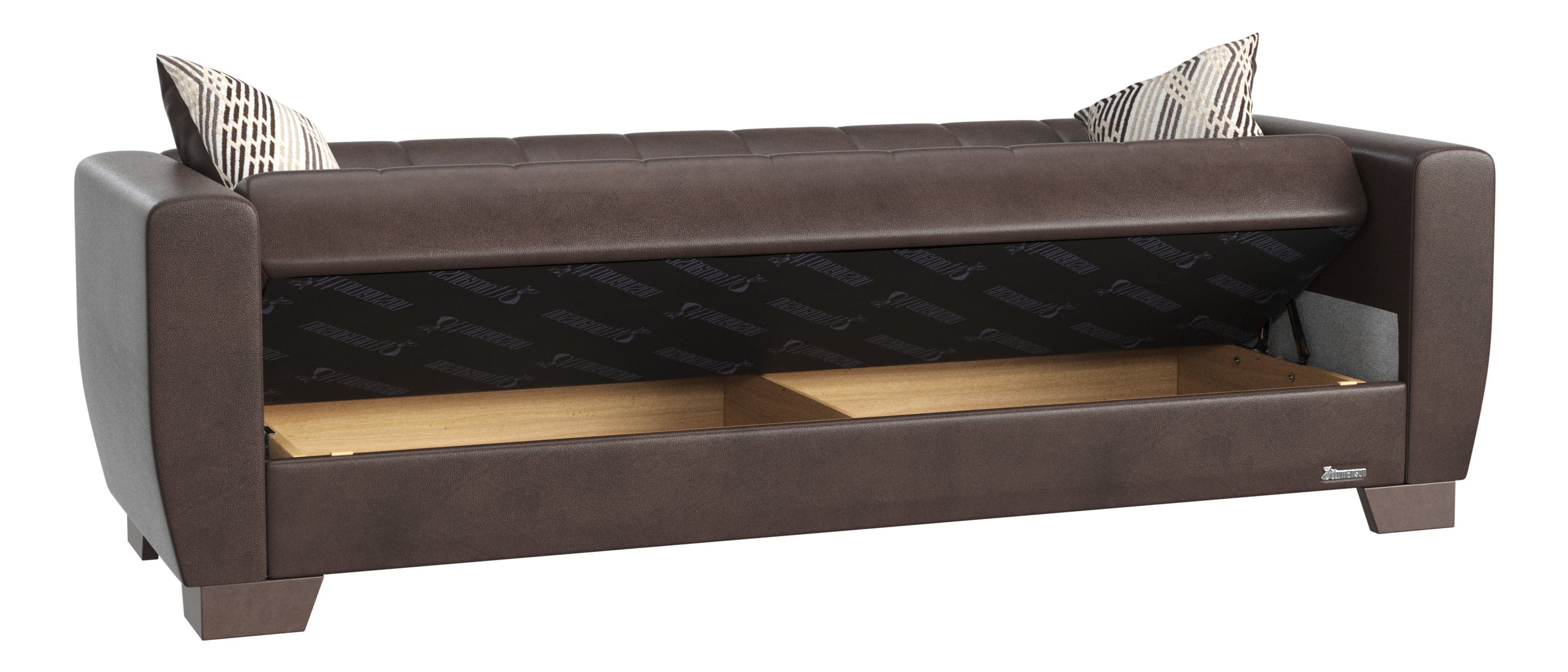 Barato PU Convertible Sofa Bed