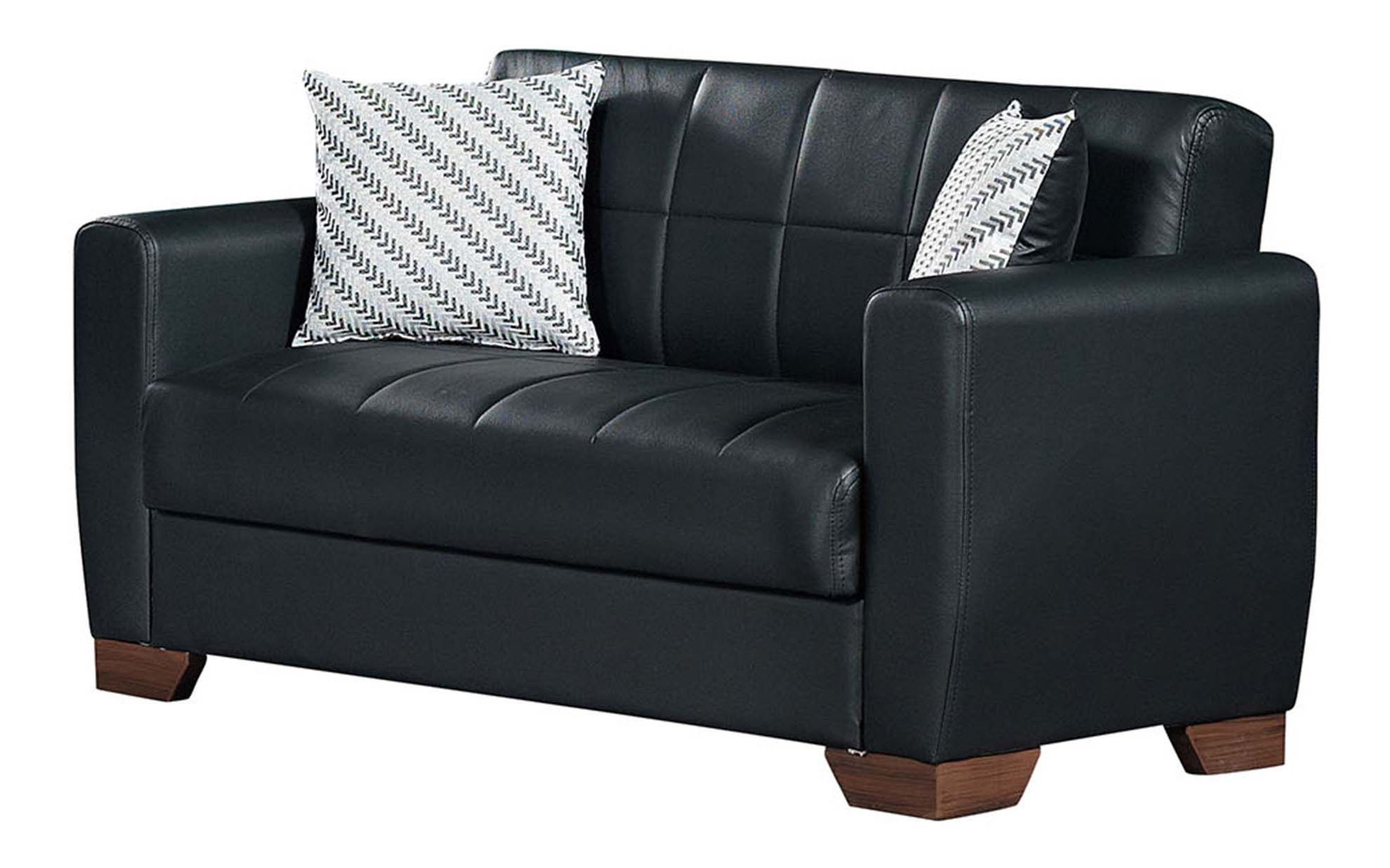 Barato PU Convertible Loveseat