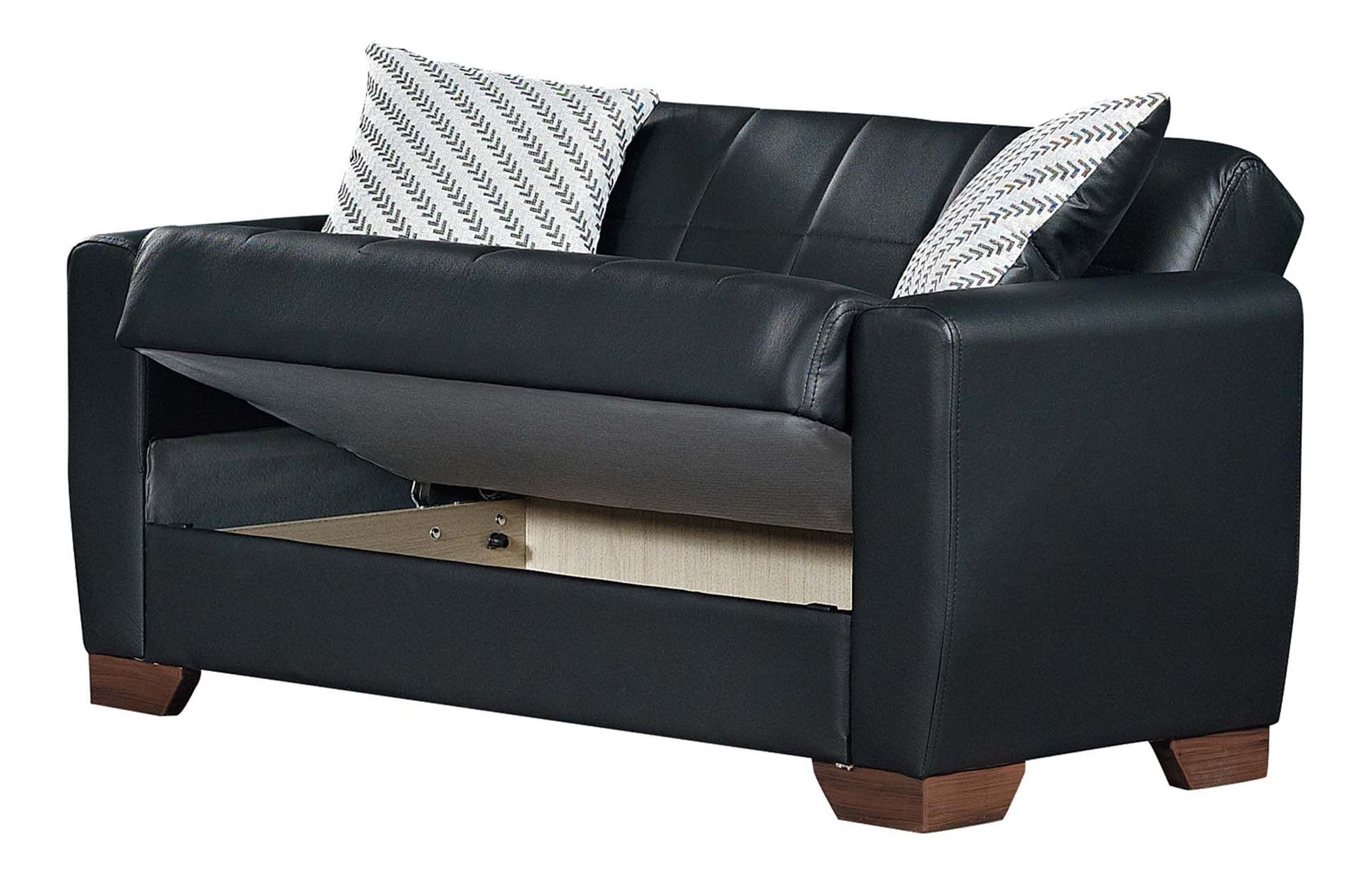 Barato PU Convertible Loveseat