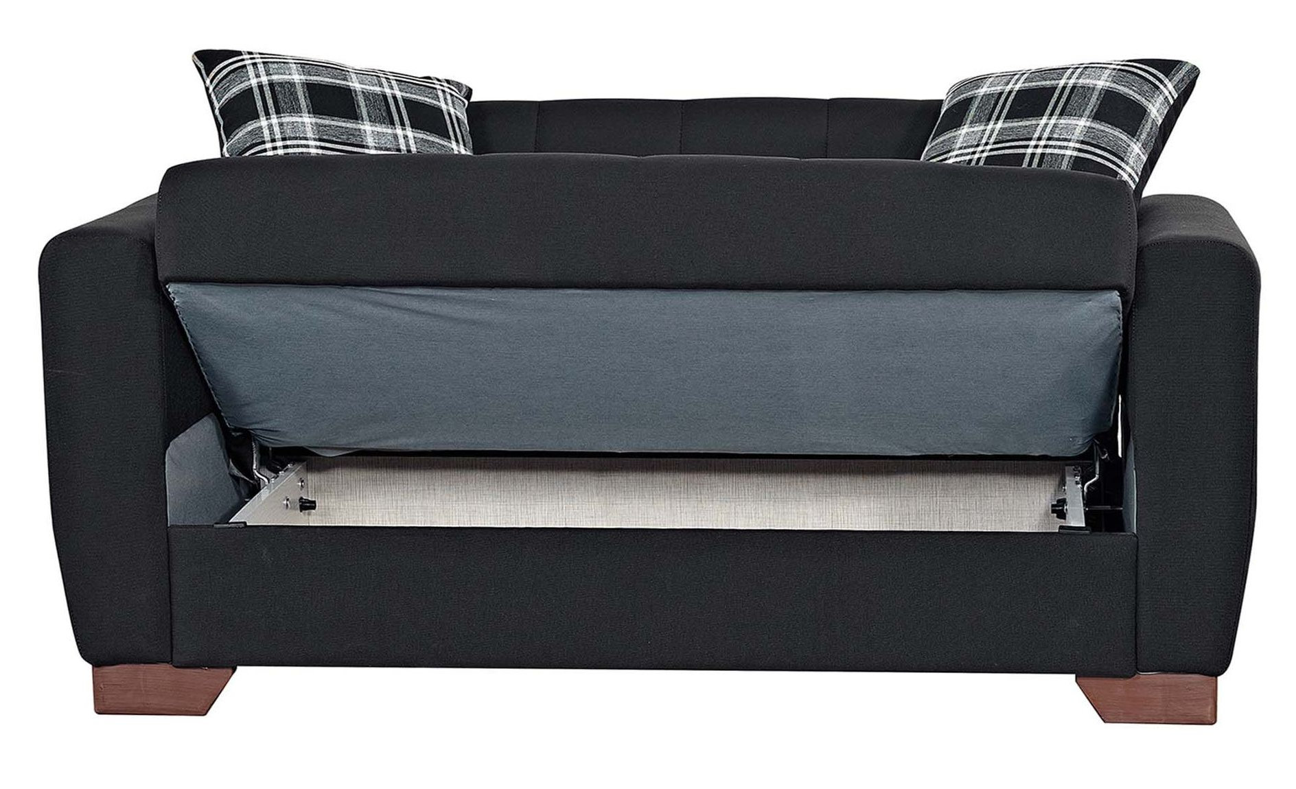 Barato Fabric Convertible Loveseat