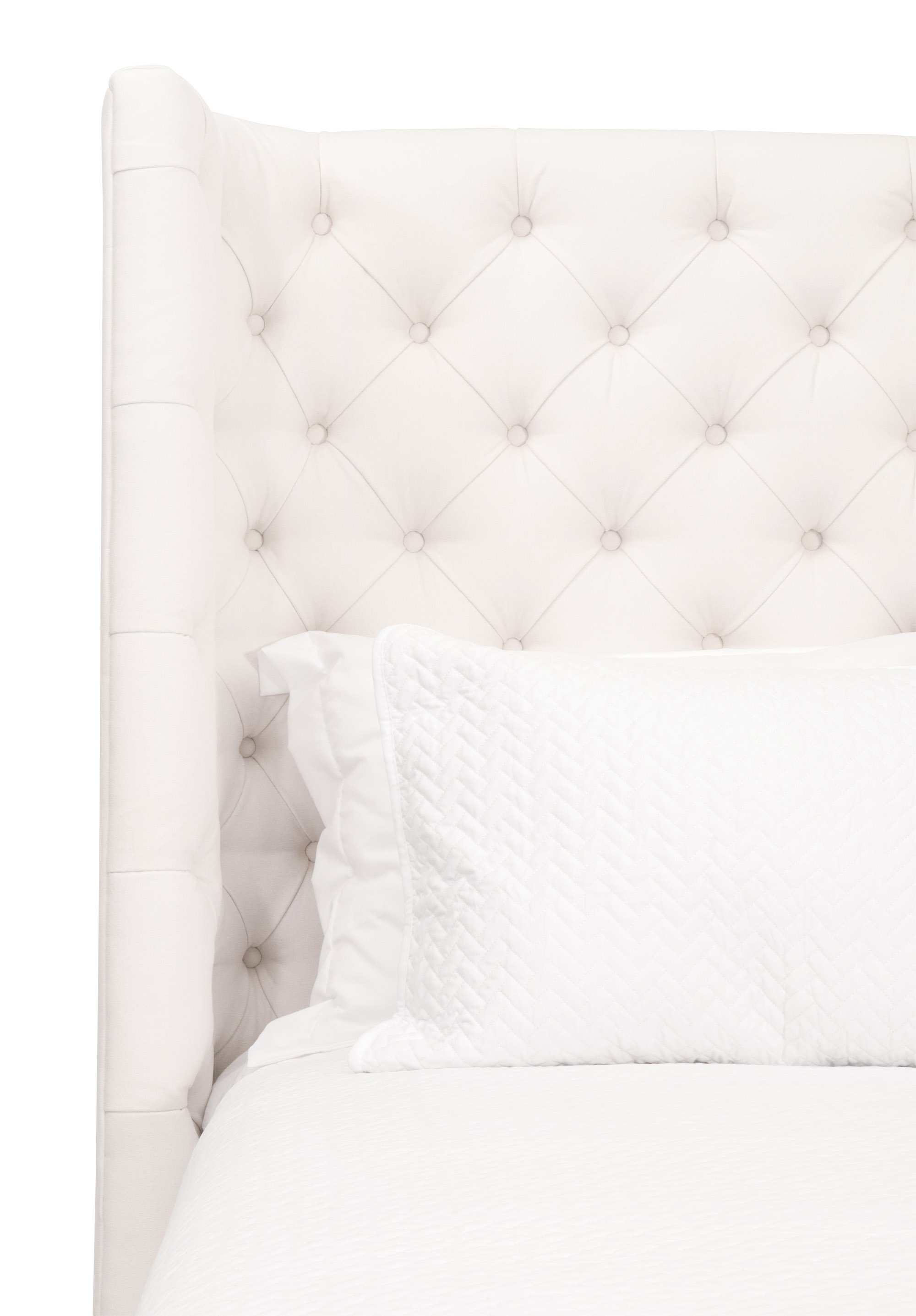Barclay Fabric Tufted Platform Bed, King Size
