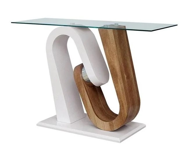 Batam Glass/Wood Coffee Table Set