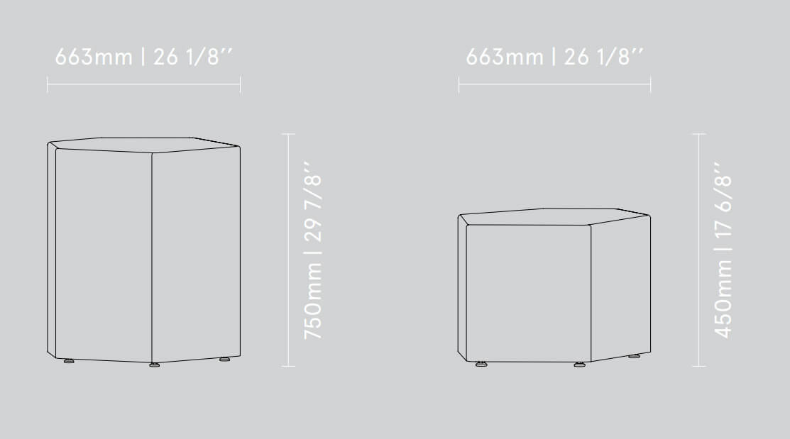 MDD Bazalto Office Pouf Information