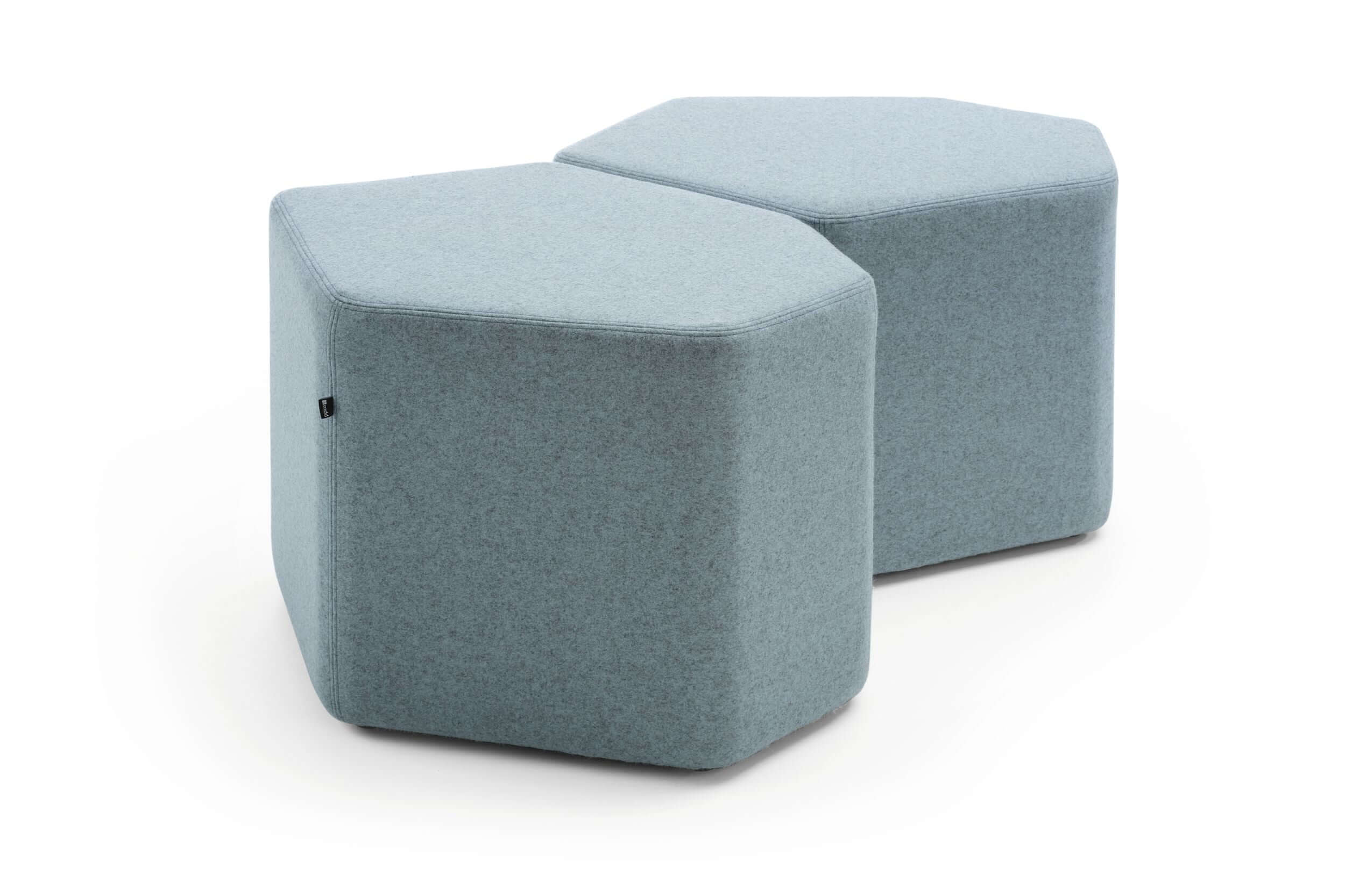 MDD Bazalto Office Blue Pouf
