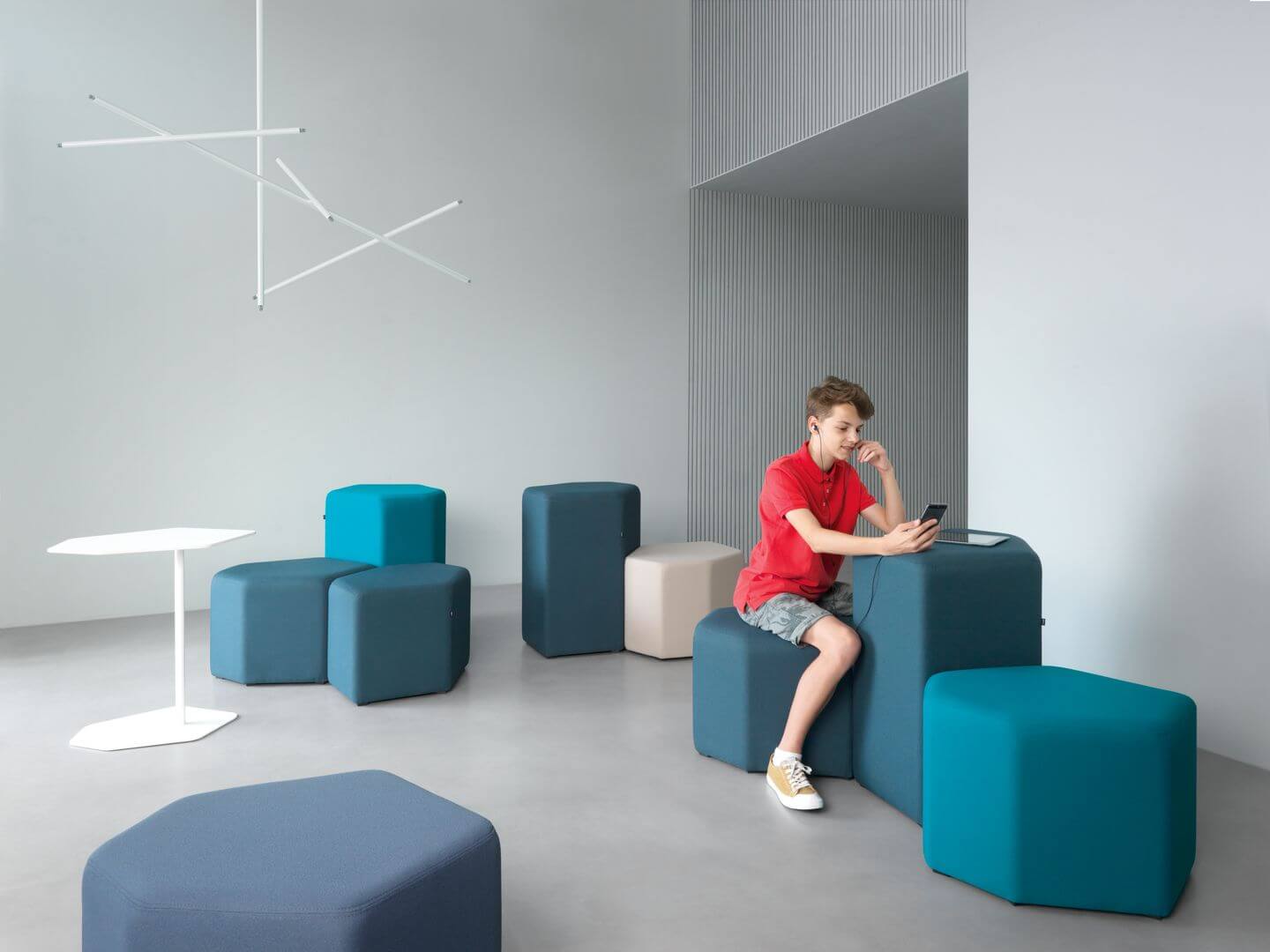 Bazalto Office Green Pouf
