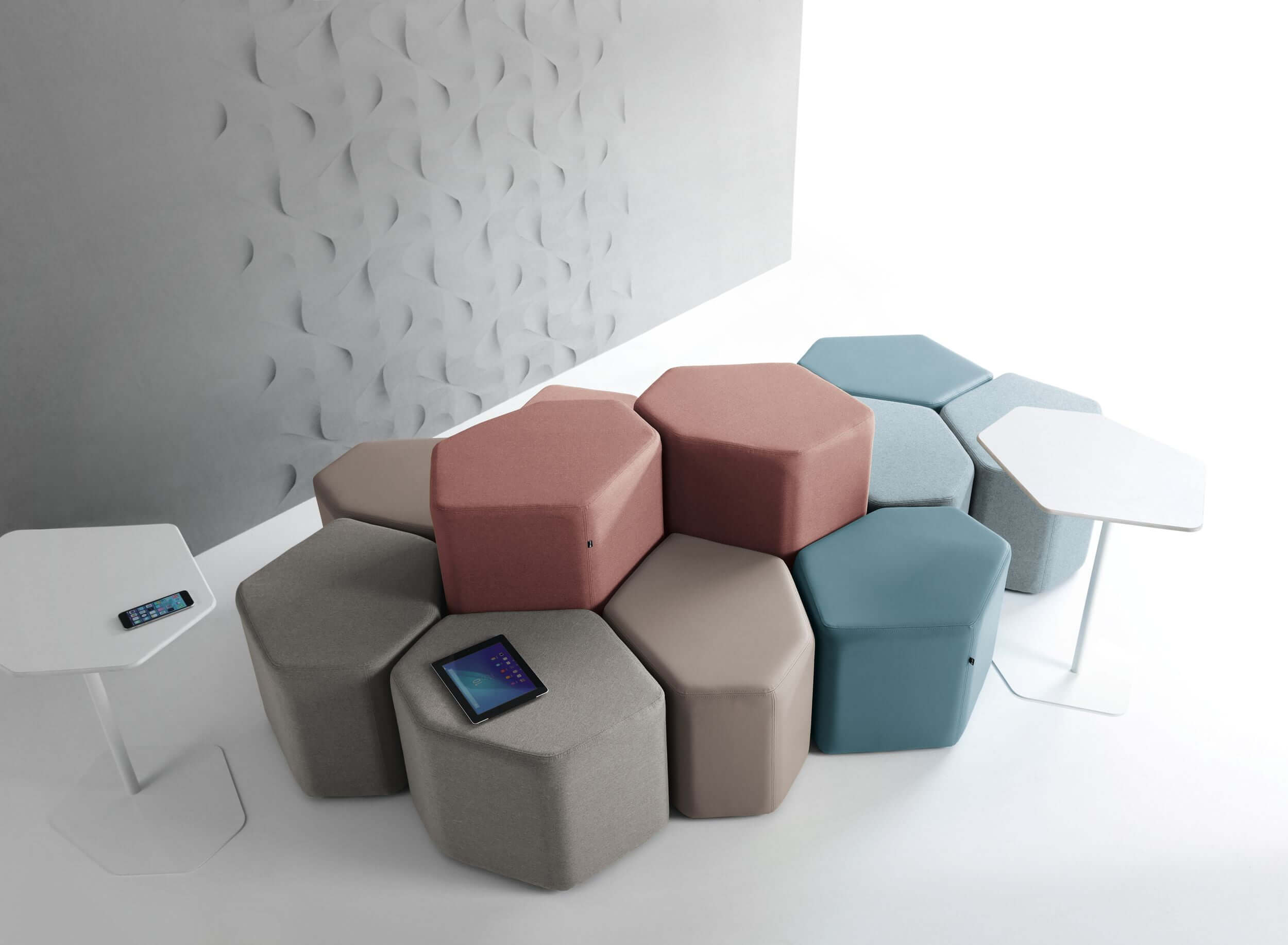 Bazalto Office Pouf by MDD Office Furniture