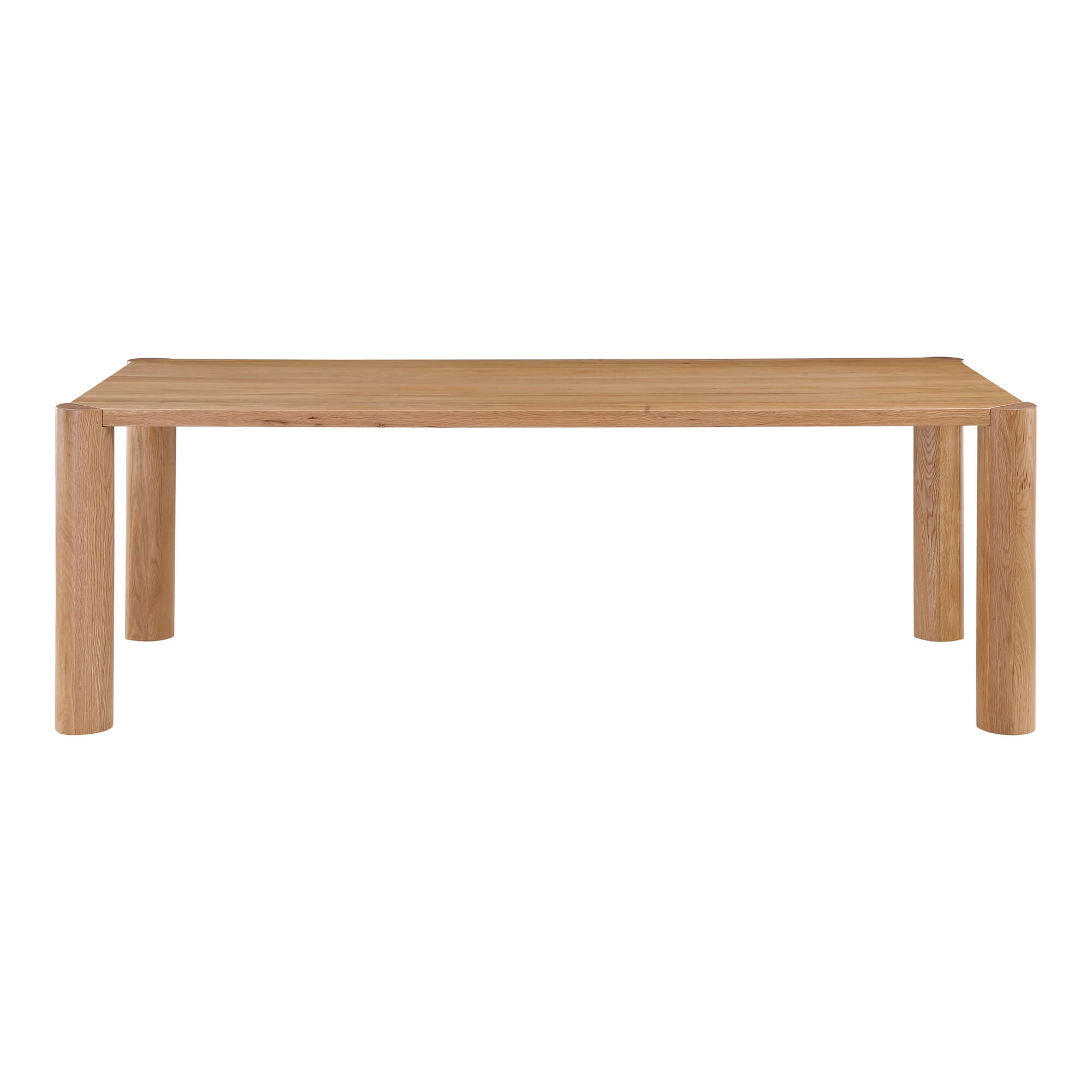 Post 76" Solid Wood Dining Table