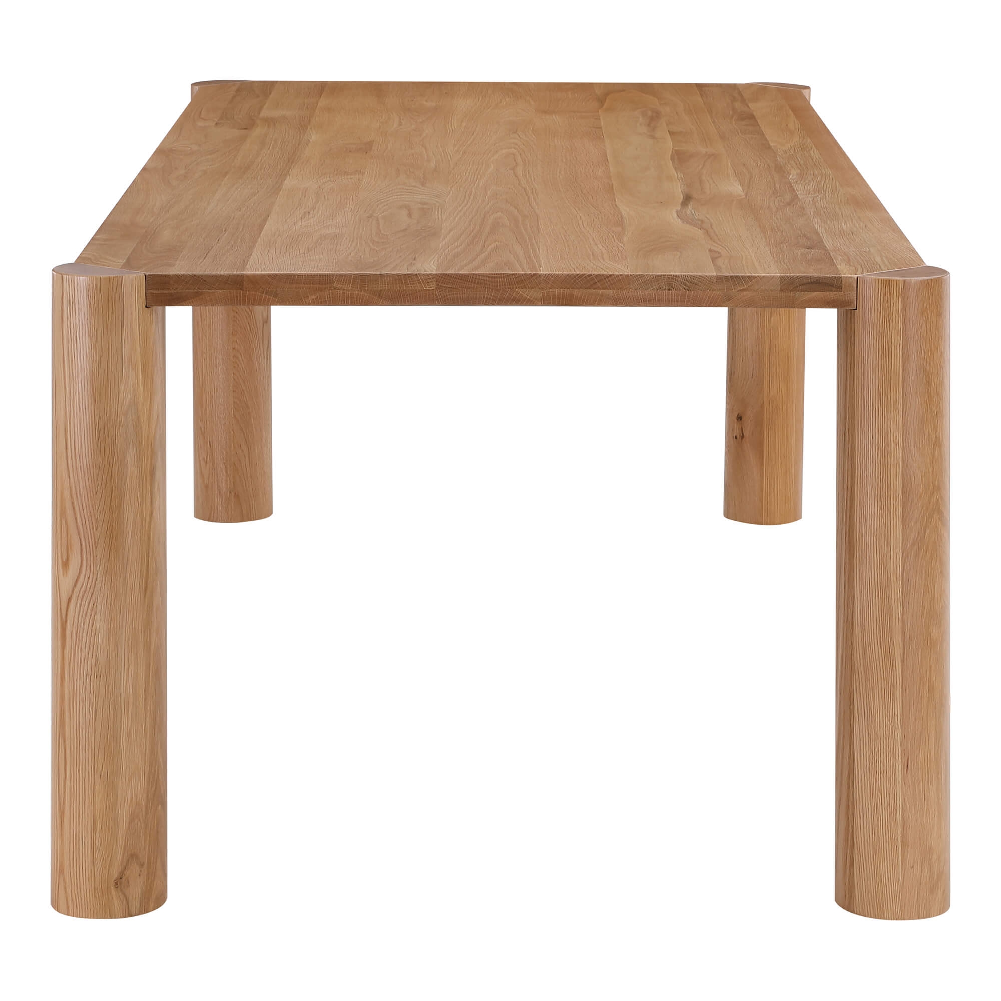 Post 76" Solid Wood Dining Table